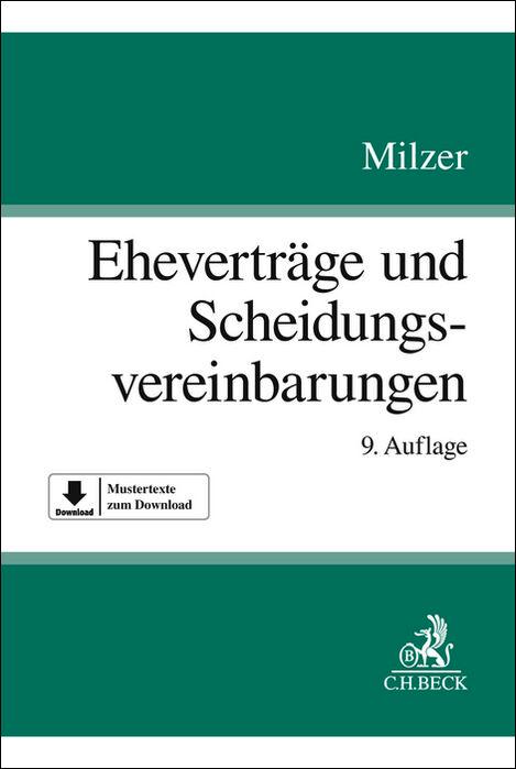 Vorderes Coverbild Eheverträge und Scheidungsvereinbarungen