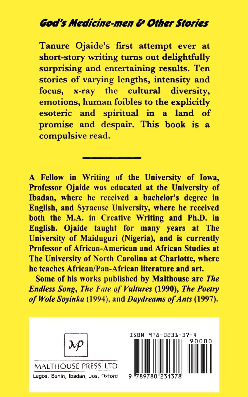 Rückseitencover God's Medicine Men & Other Stories