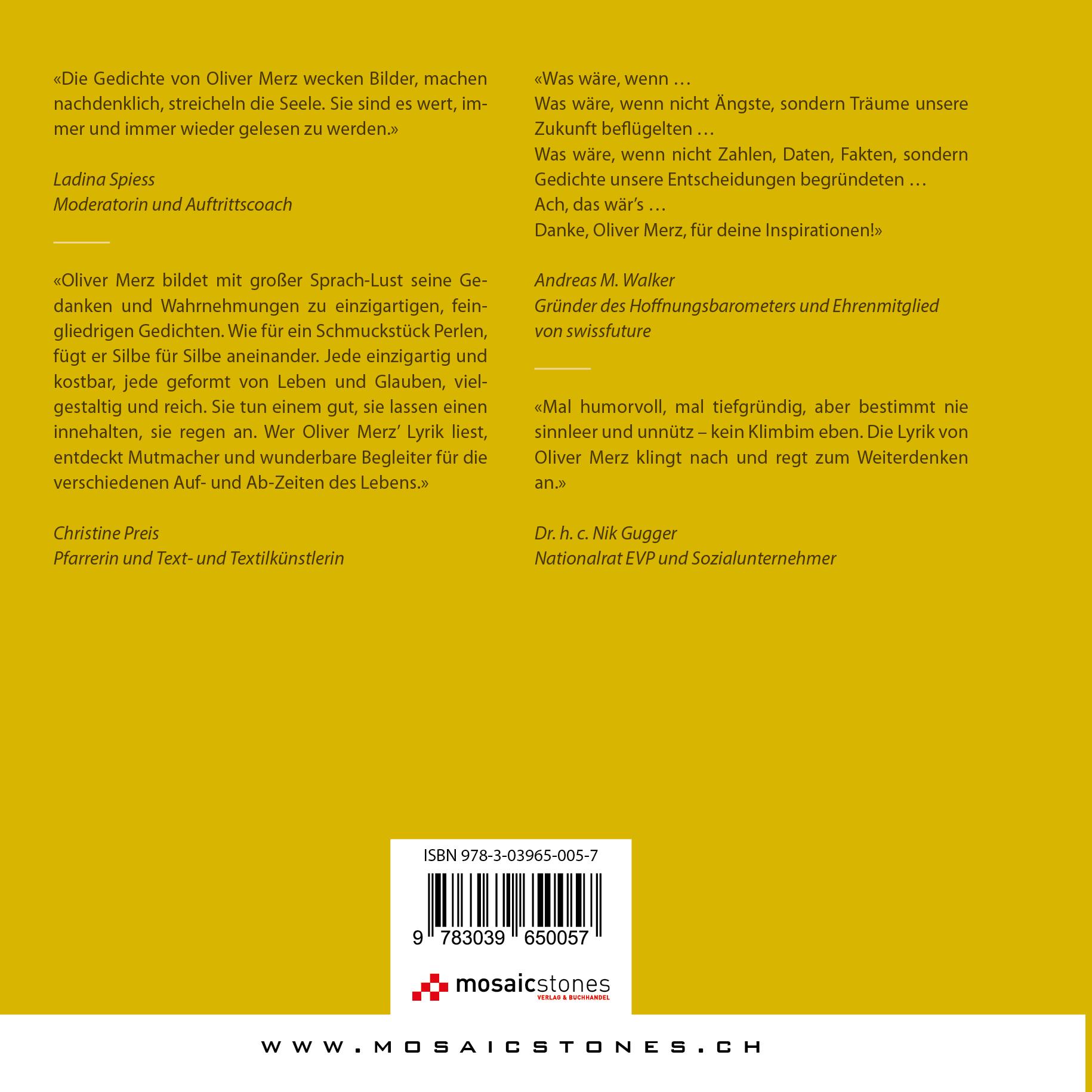 Rückseitencover ohne klimbim