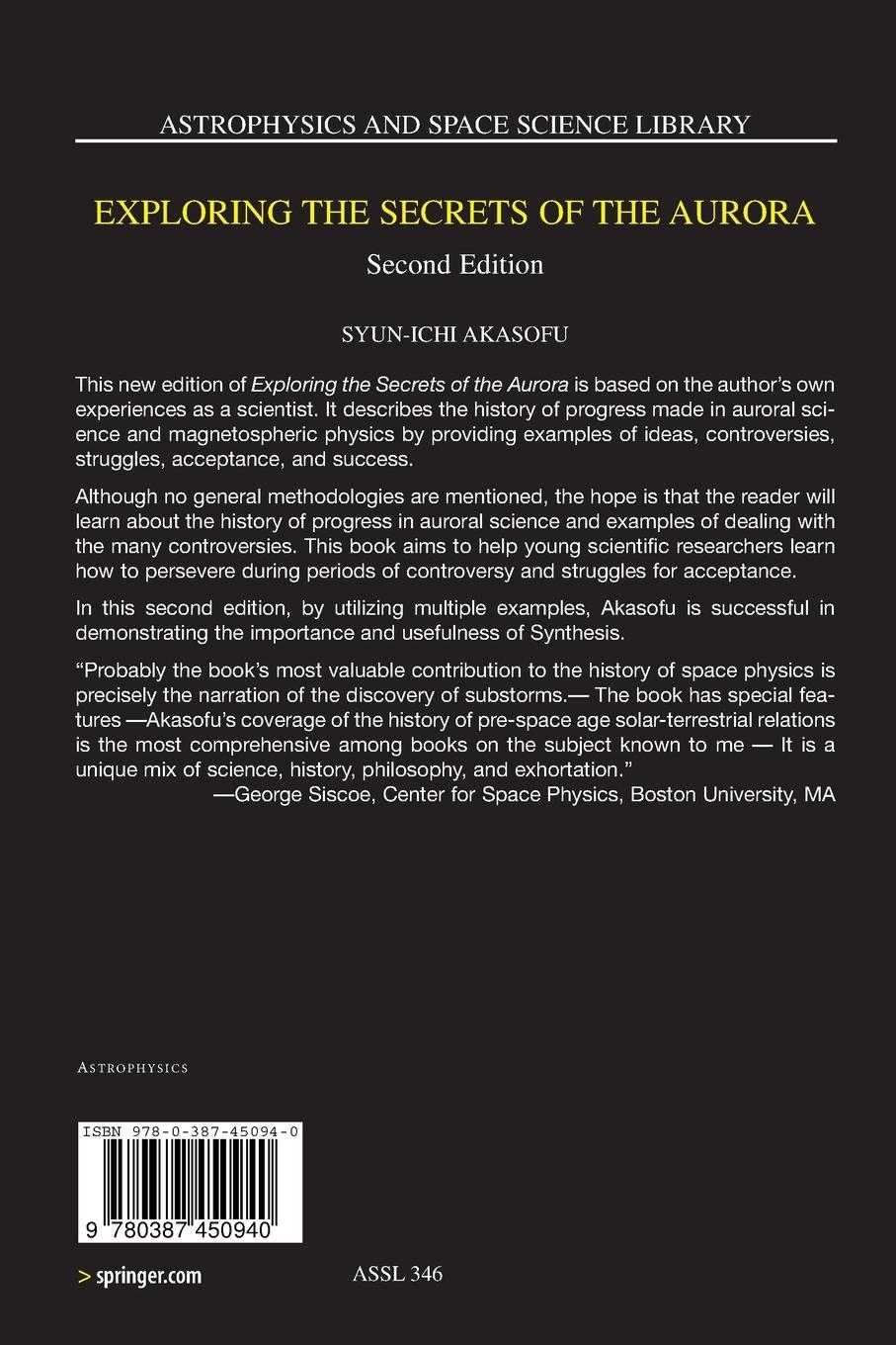 Rückseitencover Exploring the Secrets of the Aurora