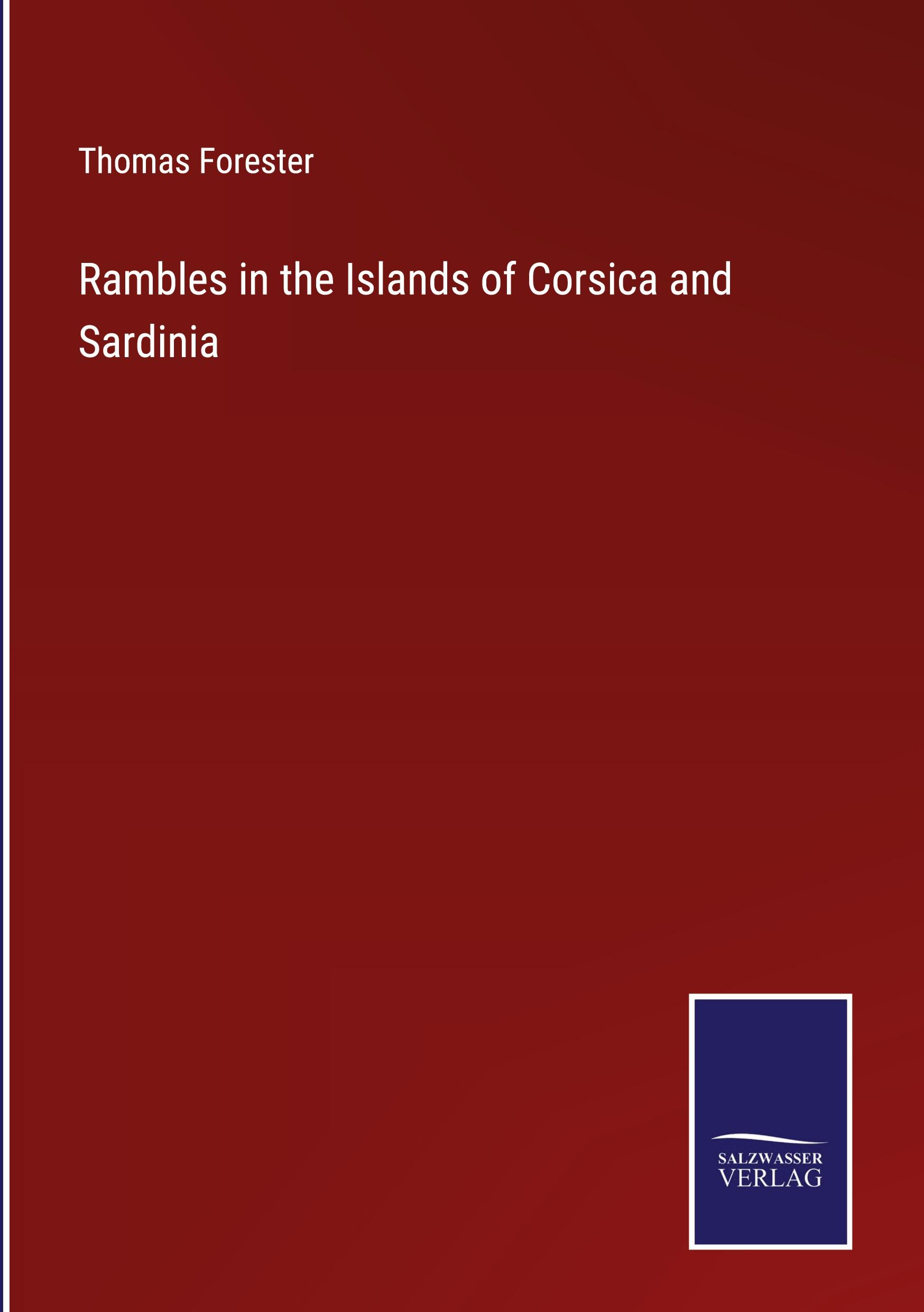 Vorderes Coverbild Rambles in the Islands of Corsica and Sardinia