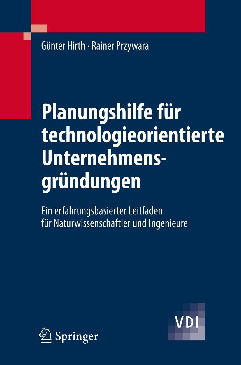 Vorderes Coverbild Planungshilfe für technologieorientierte Unternehmensgründungen