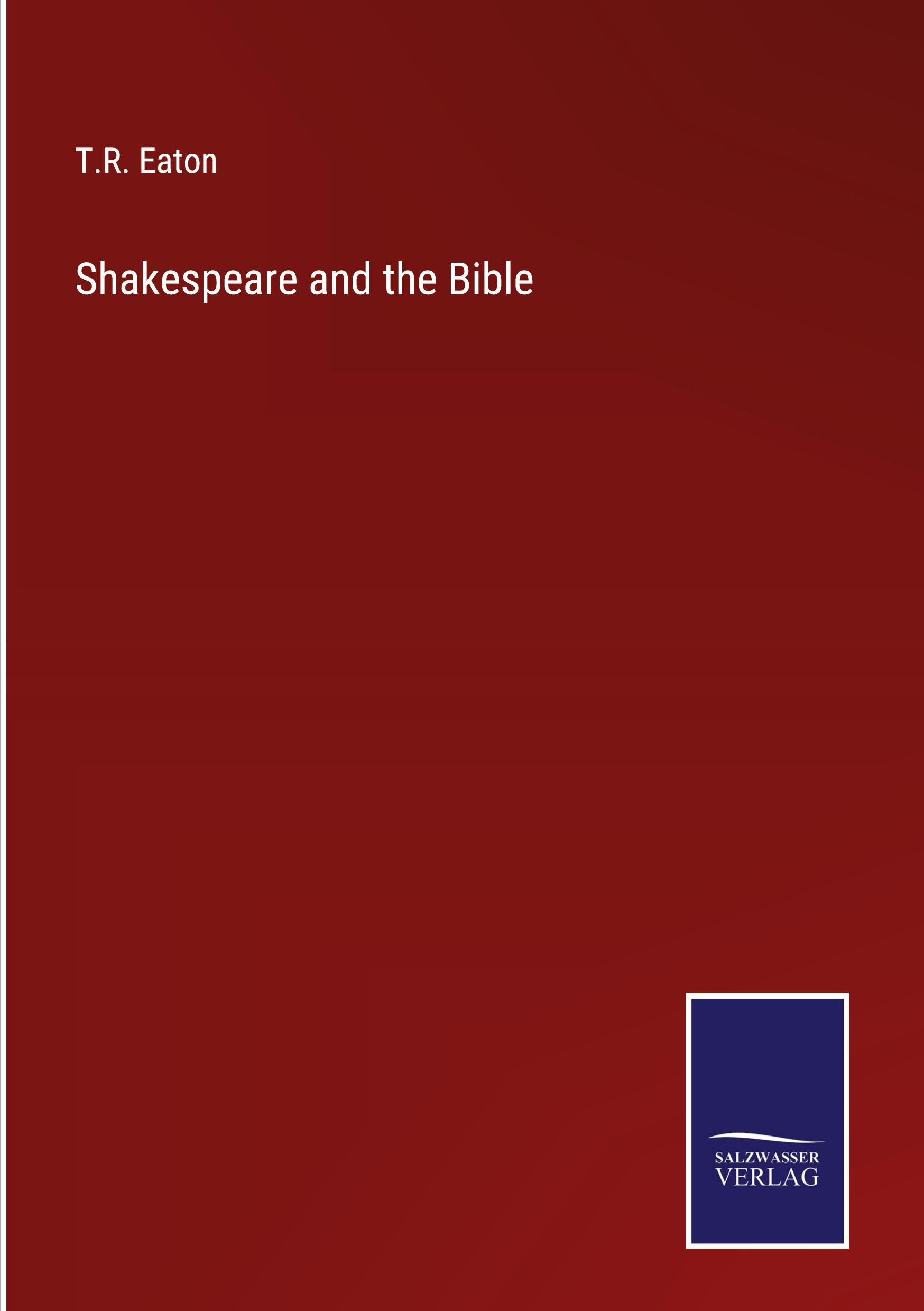 Vorderes Coverbild Shakespeare and the Bible