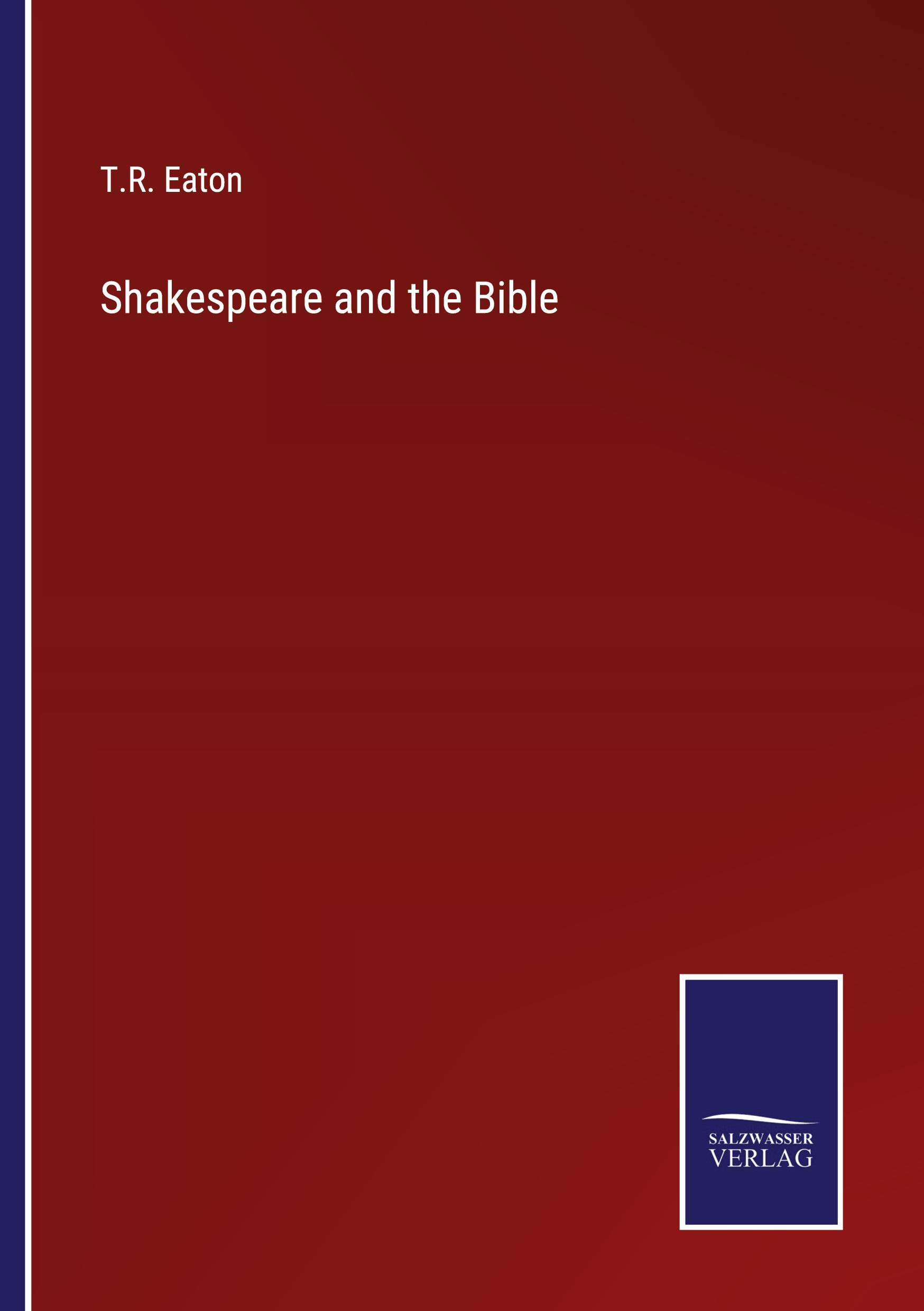 Vorderes Coverbild Shakespeare and the Bible