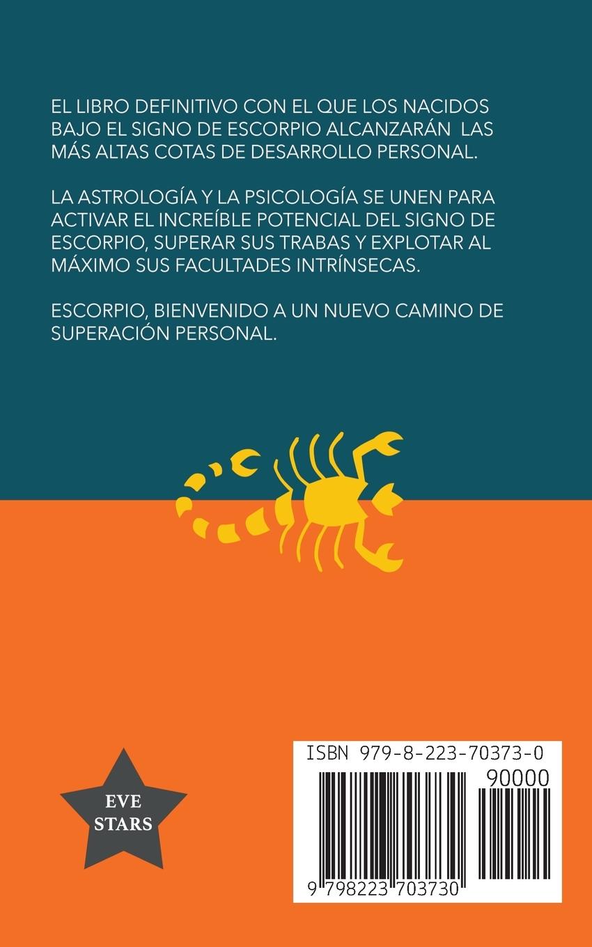 Rückseitencover Desarrollo personal para Escorpio. Activa todo tu Poder
