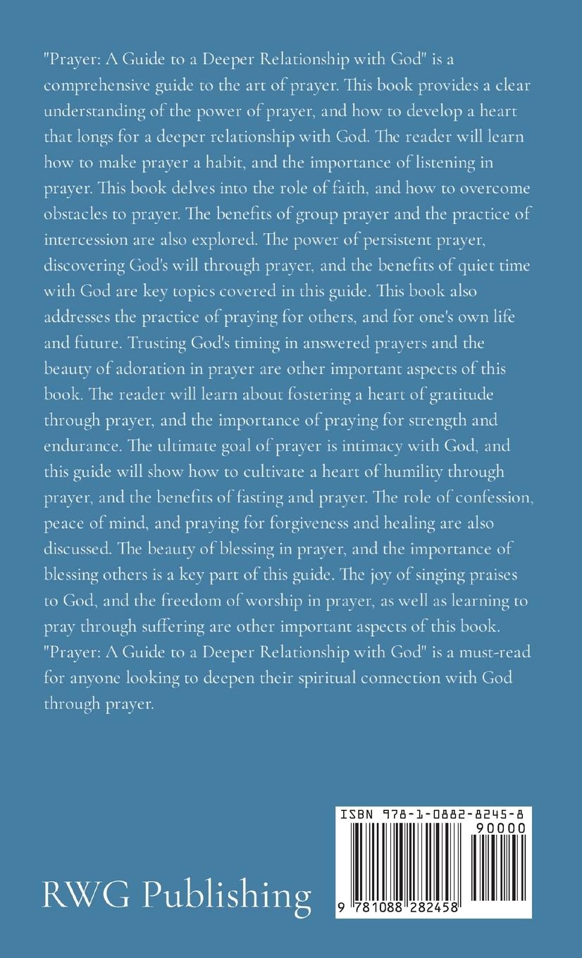 Rückseitencover Prayer