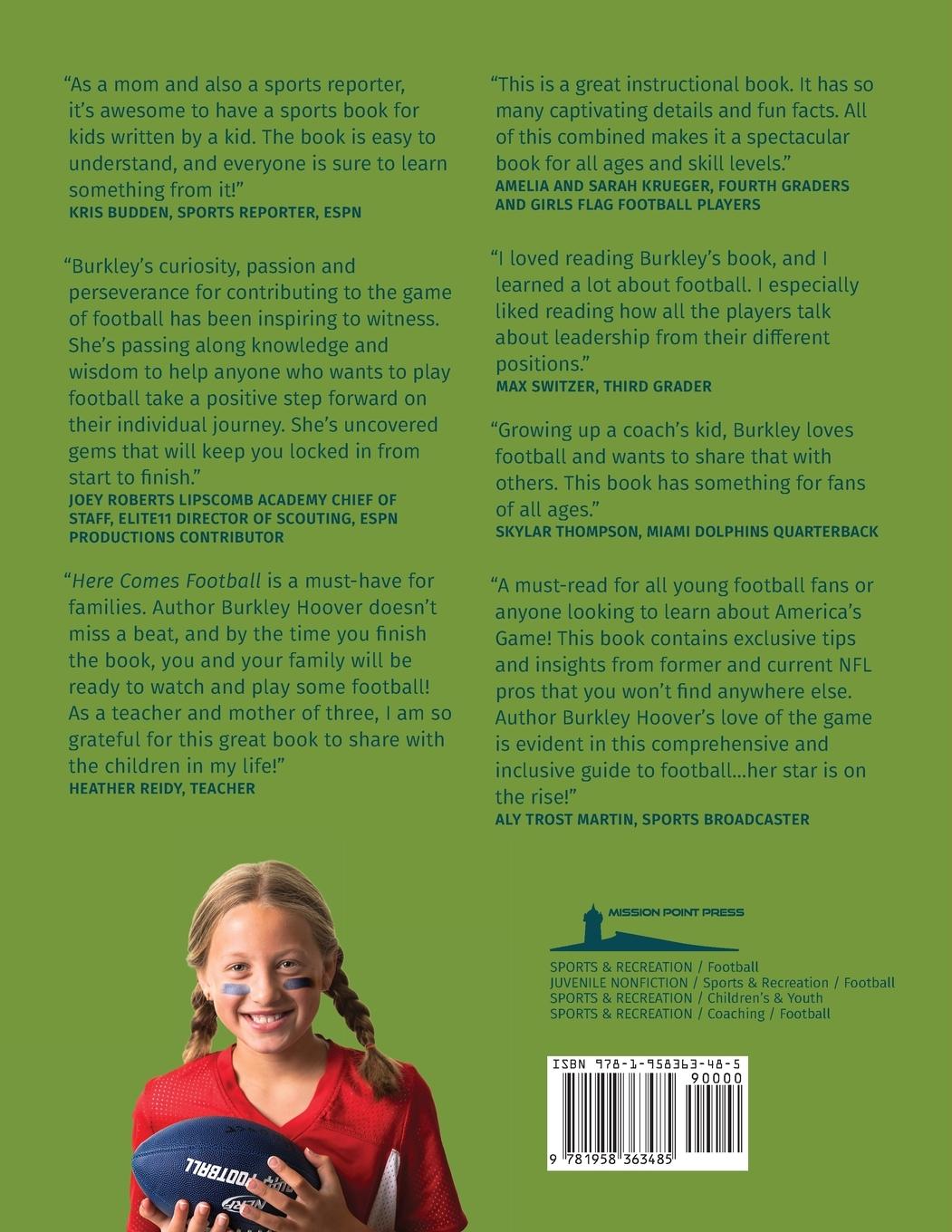 Rückseitencover Here Comes Football!