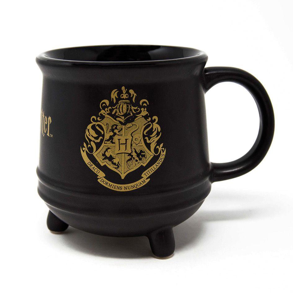 Vorderes Coverbild HARRY POTTER (COLOURFUL CREST HOGWARTS) CERAMIC CAULDRON MUG