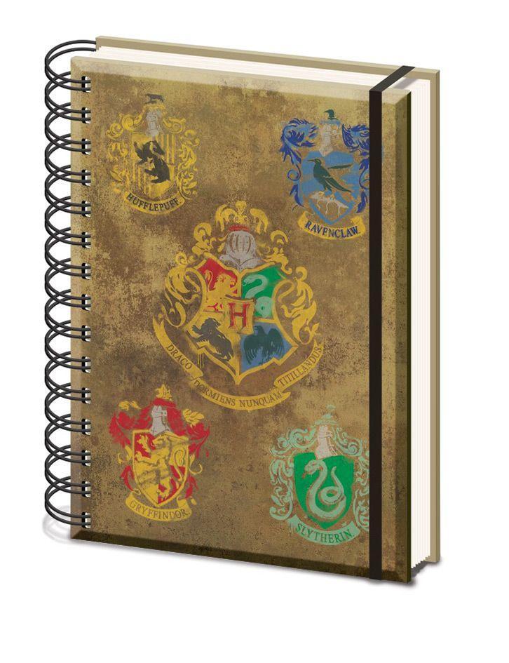 Vorderes Coverbild HARRY POTTER (COLOURFUL CREST) A5 WIRO NOTEBOOK