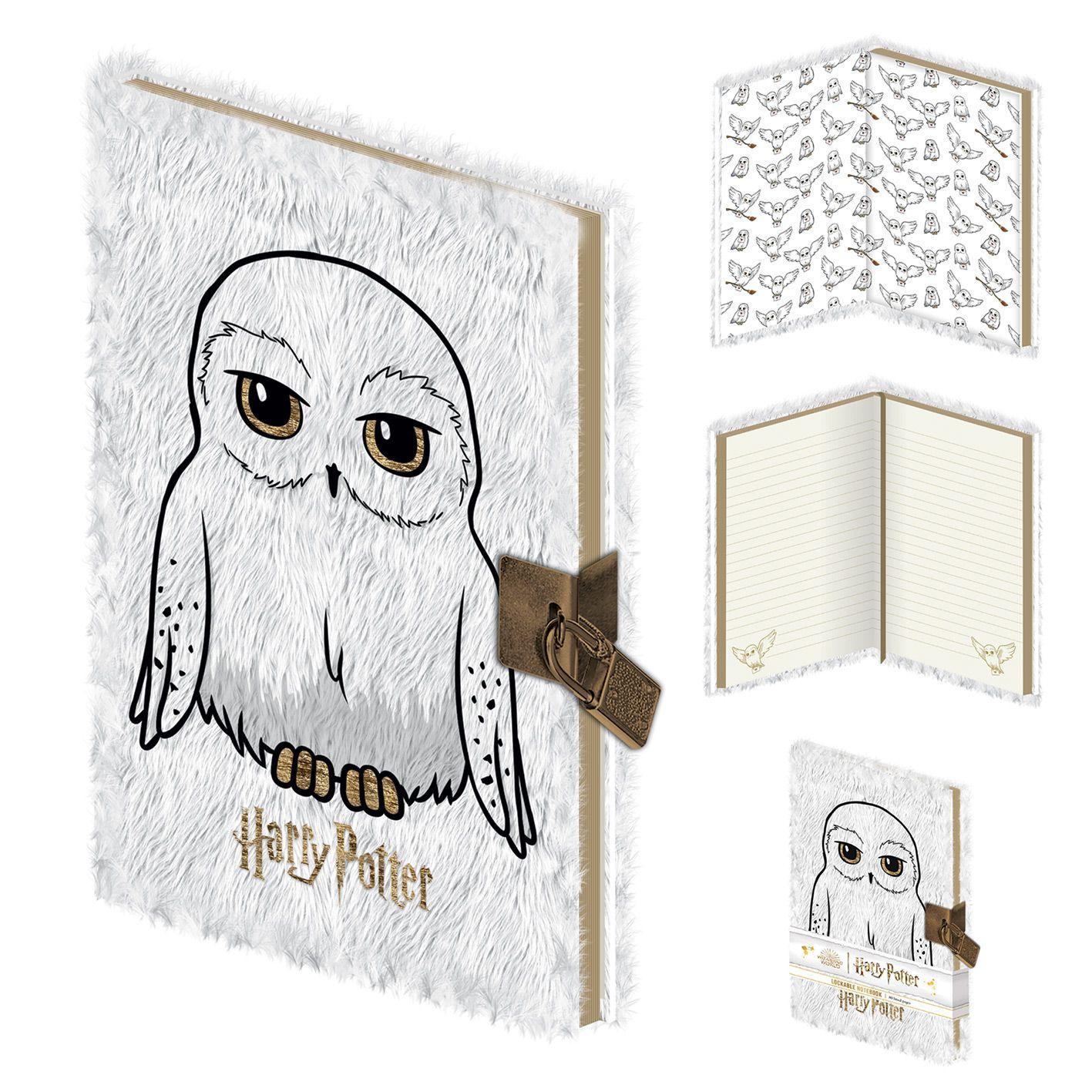 Vorderes Coverbild HARRY POTTER (HEDWIG) A5 LOCKABLE NOTEBOOK (PLUSH)