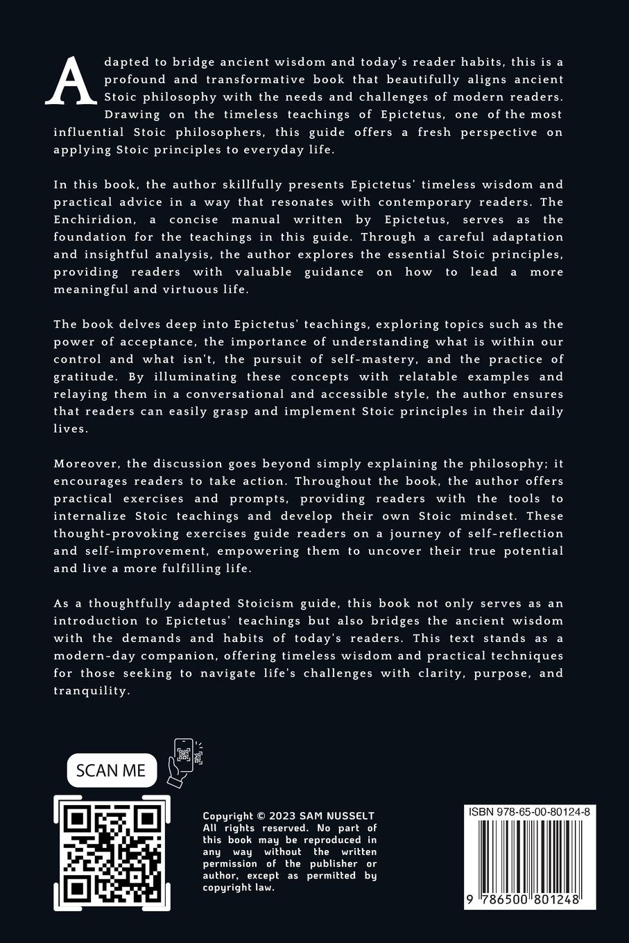 Rückseitencover THE ENCHIRIDION - From Lesson To Action!