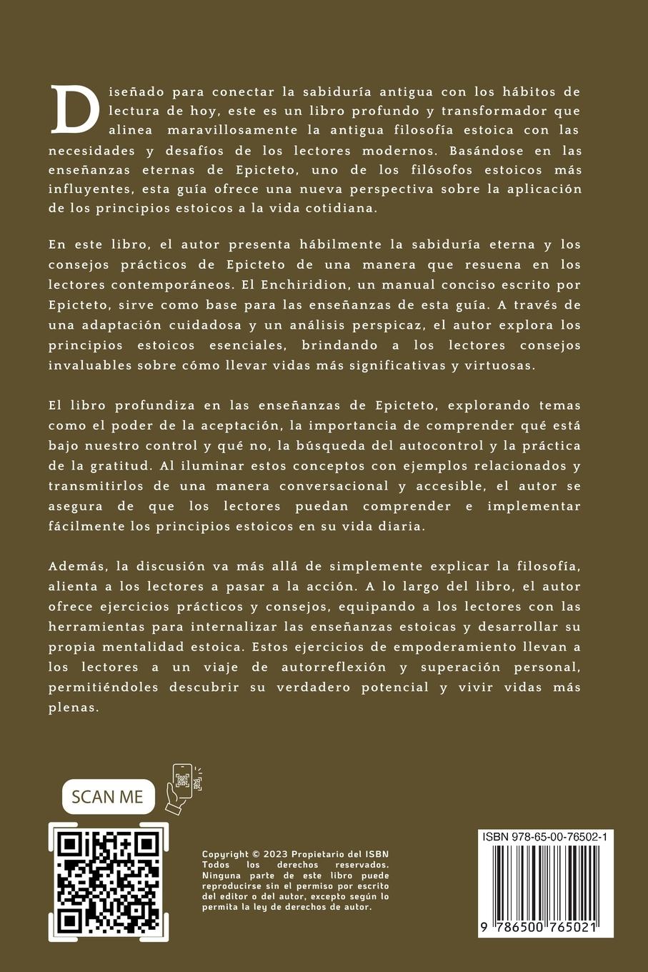 Rückseitencover EL ENCHIRIDION - ¡De la lección a la acción!