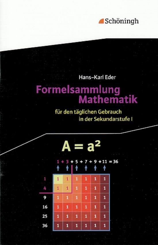 Vorderes Coverbild Formelsammlung Mathematik