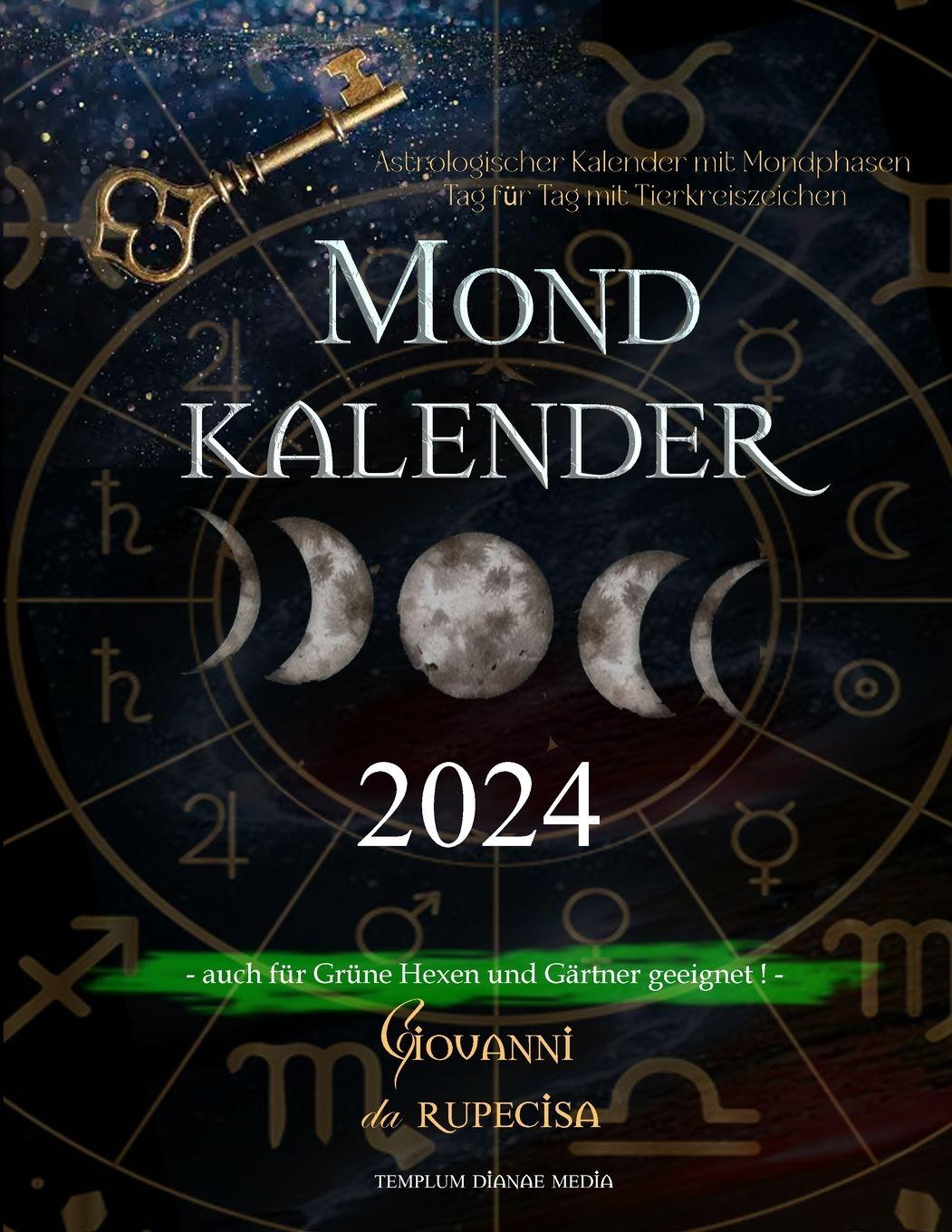Vorderes Coverbild Mondkalender 2024