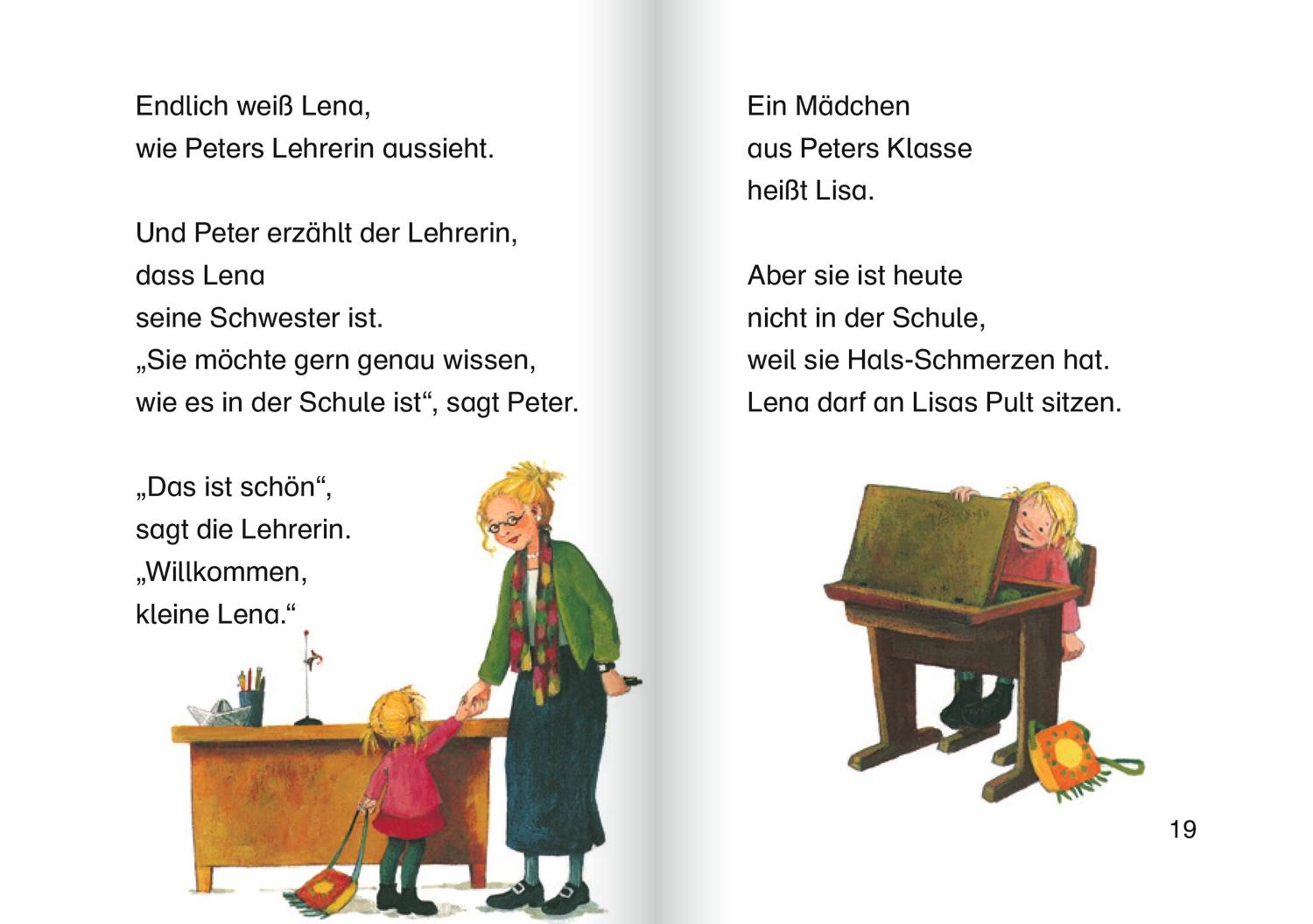 Beispielinhalt (Bild) Ich will auch in die Schule gehen