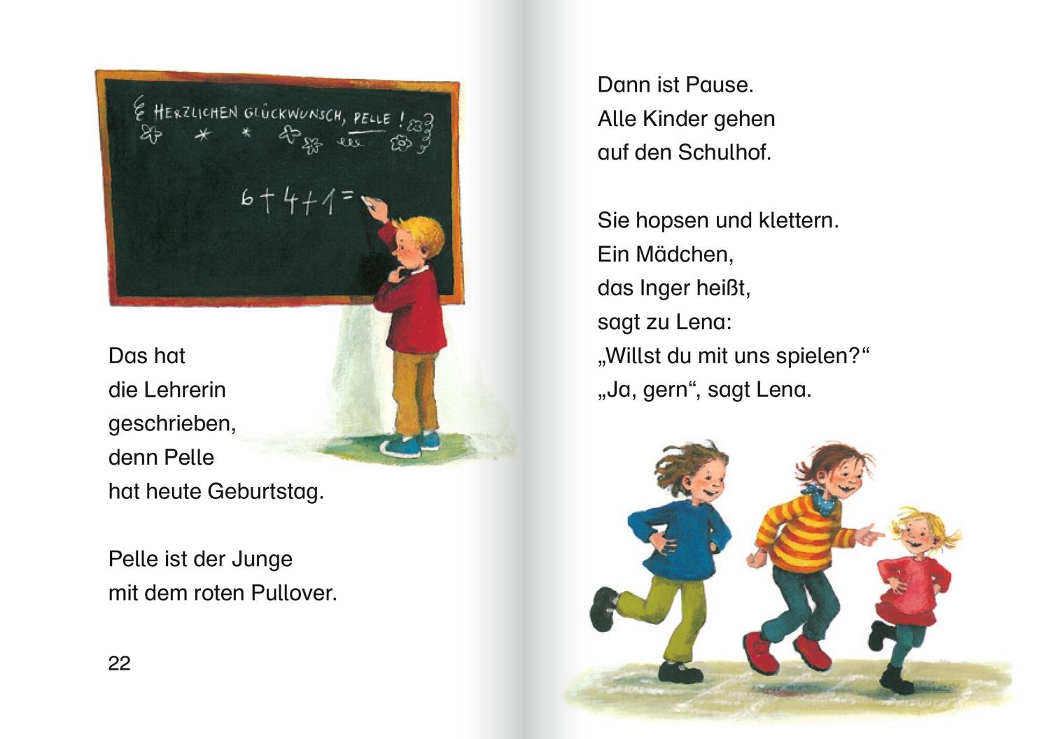 Beispielinhalt (Bild) Ich will auch in die Schule gehen