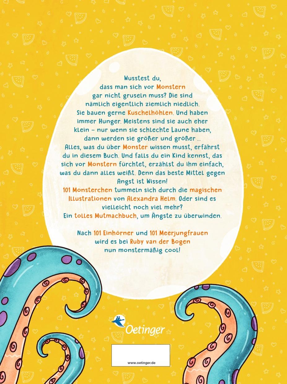 Rückseitencover 101 Monster und alles, was du über sie wissen musst!