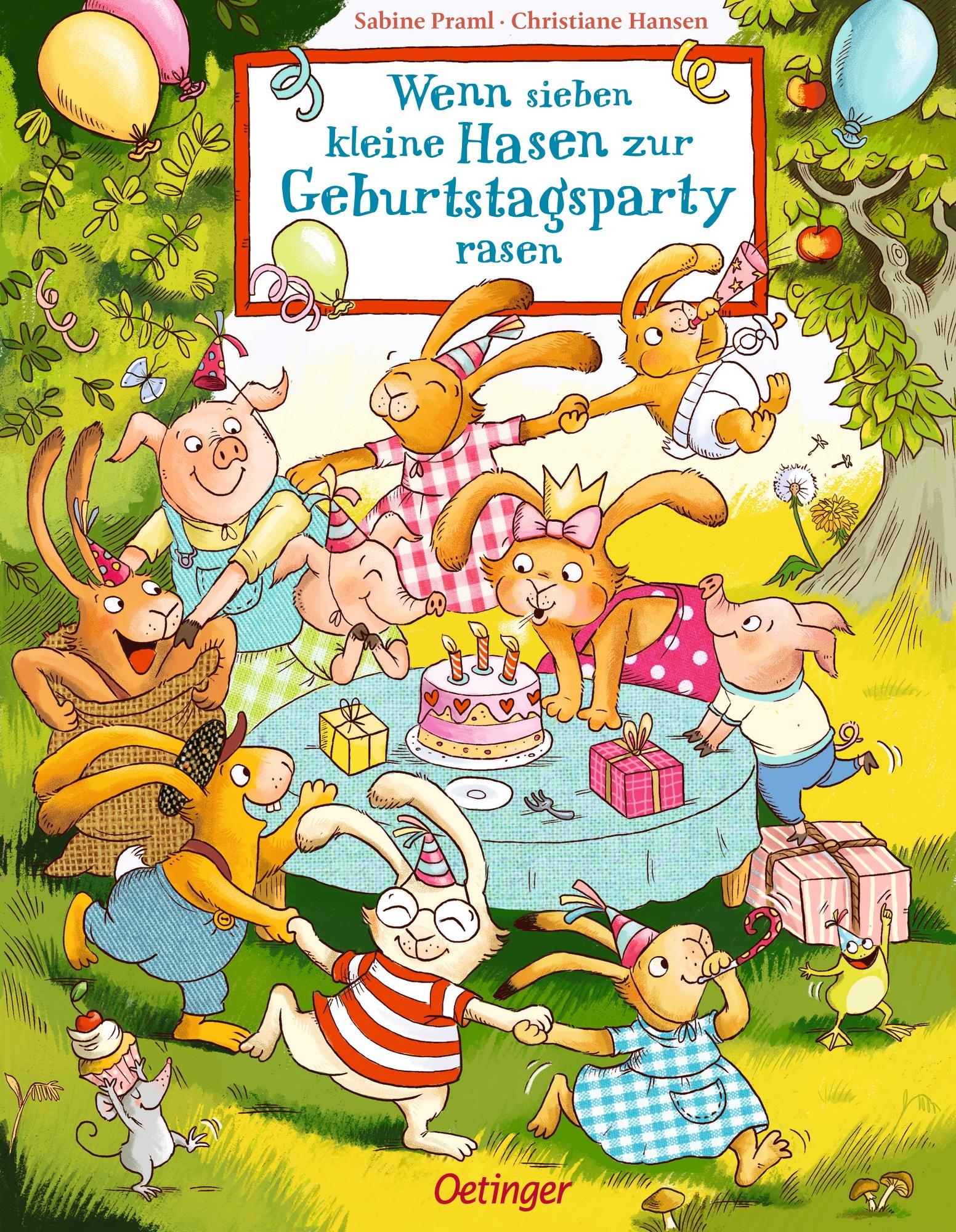 Vorderes Coverbild Wenn sieben kleine Hasen zur Geburtstagsparty rasen