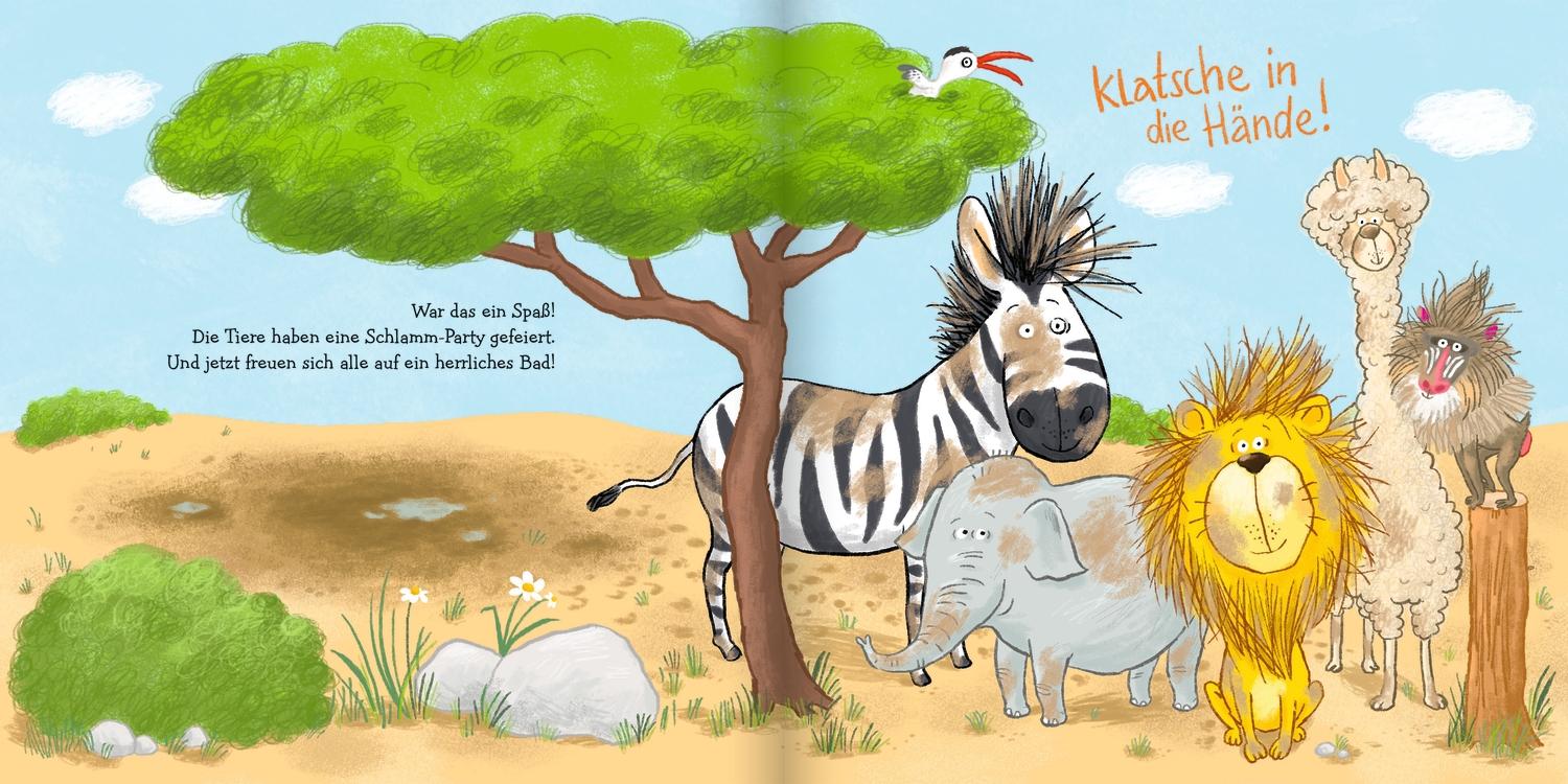 Beispielinhalt (Bild) Nicht die Haare waschen.