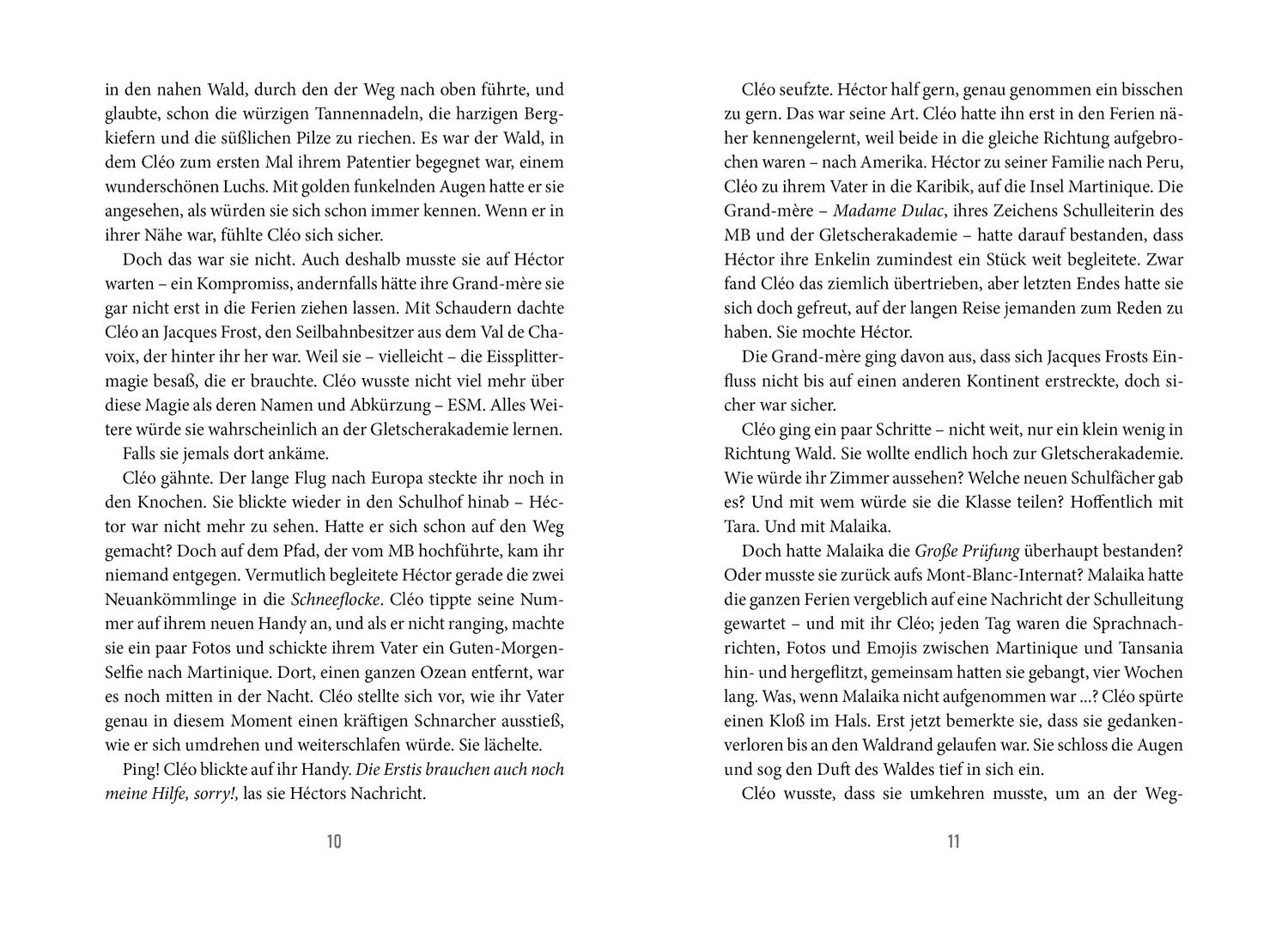 Beispielinhalt (Bild) Ice Guardians 2. Der magische Eissplitter