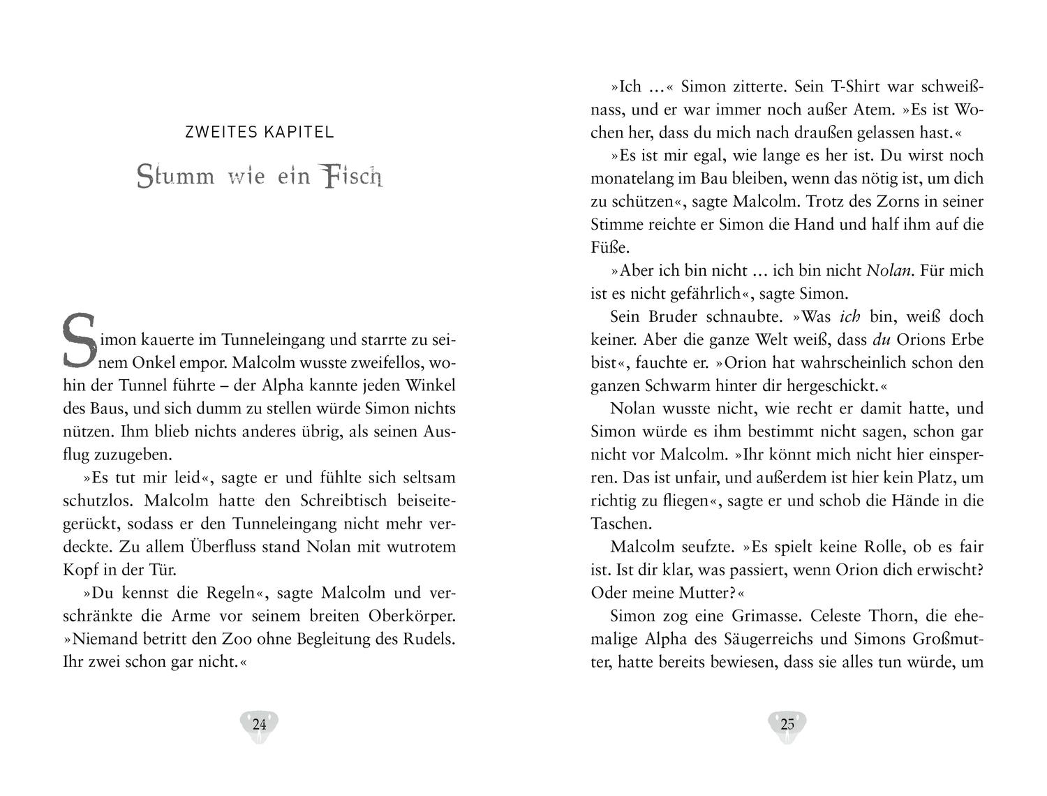 Beispielinhalt (Bild) Animox 2. Das Auge der Schlange