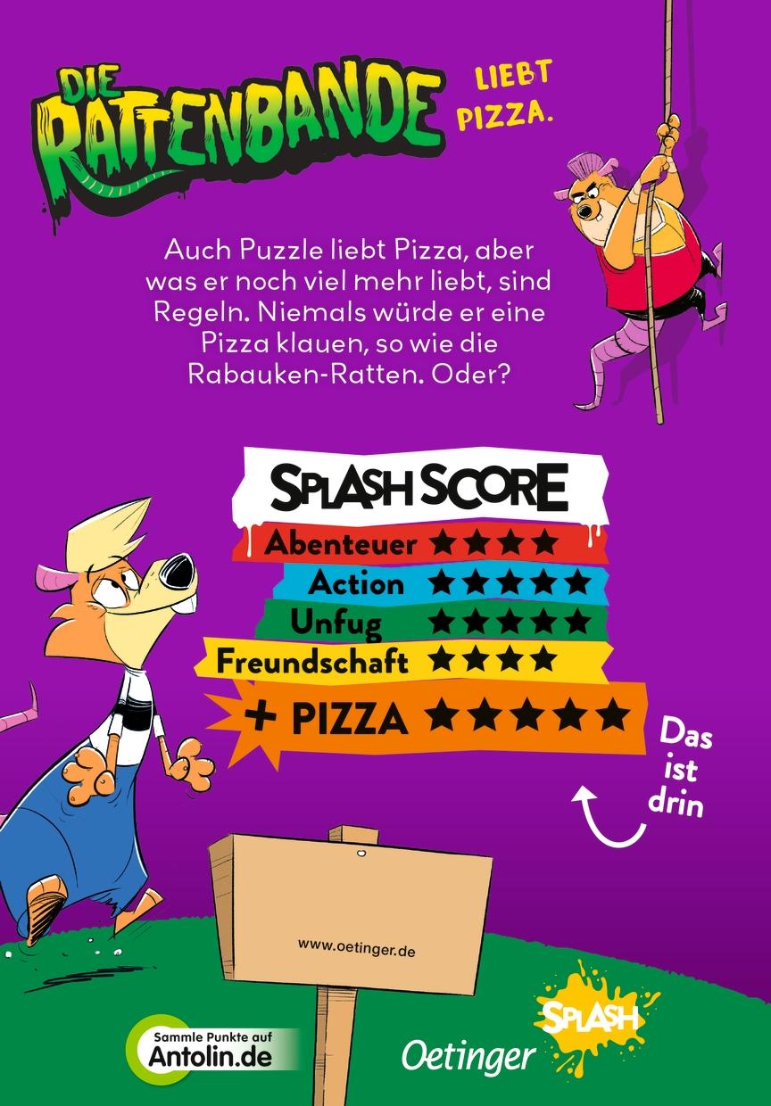 Rückseitencover Die Rattenbande 1. Frech für alle Zeiten