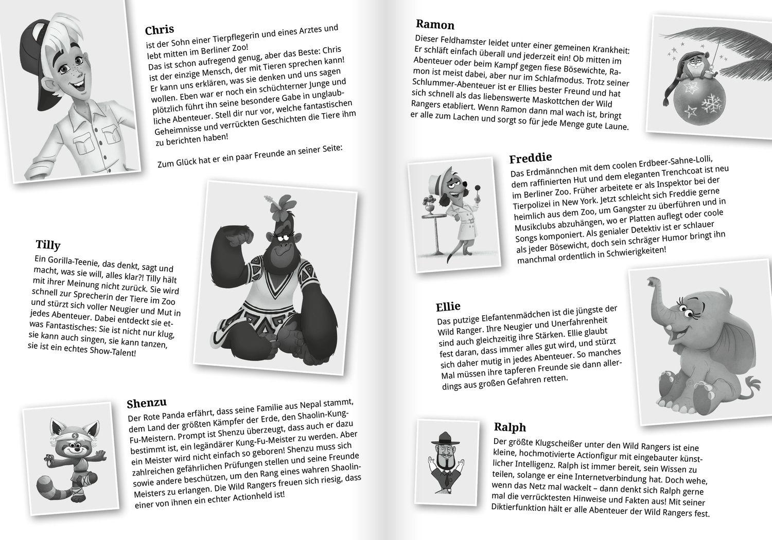 Beispielinhalt (Bild) Die Abenteuer der Wild Rangers. Mission Afrika