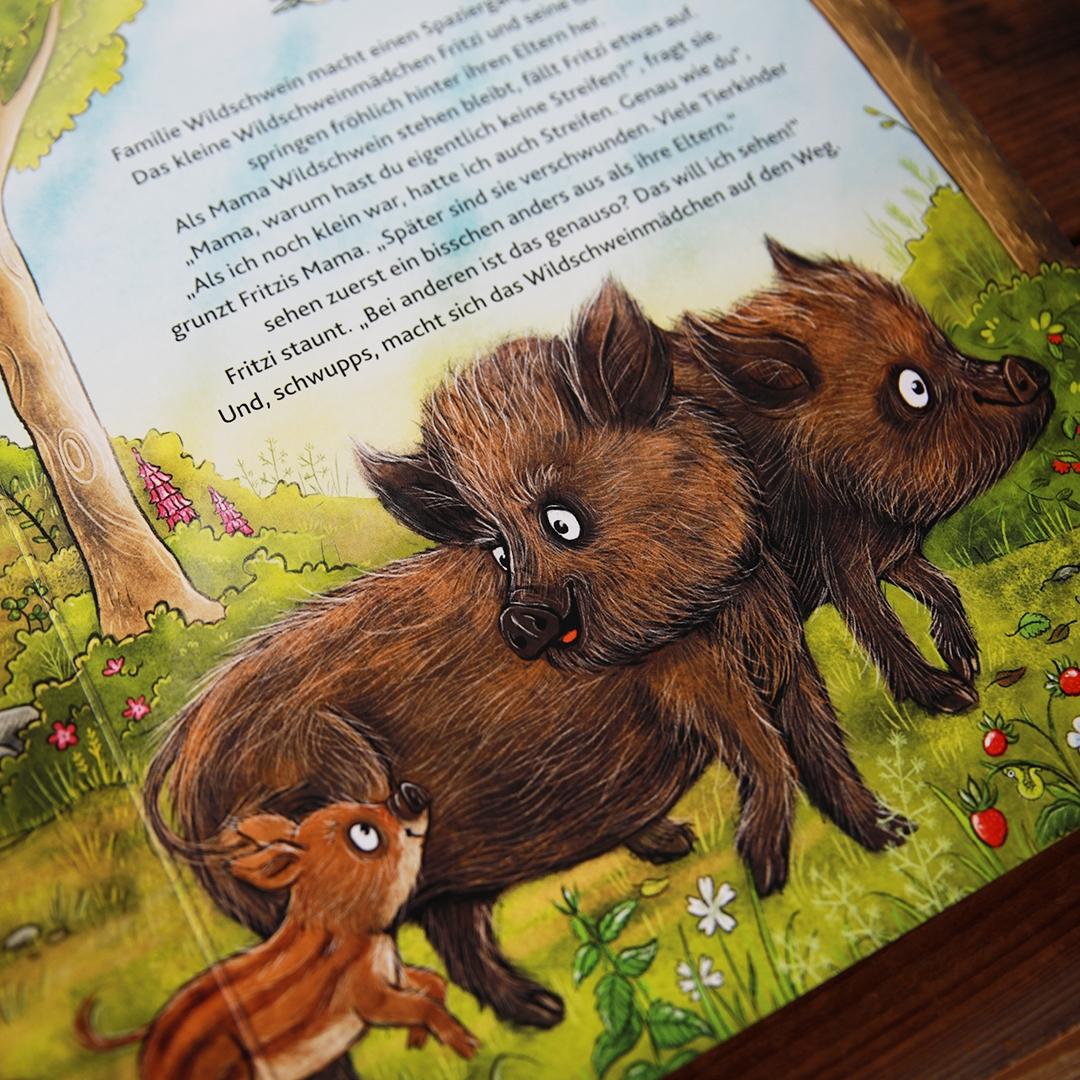 Beispielinhalt (Bild) Wie werden kleine Tiere groß?