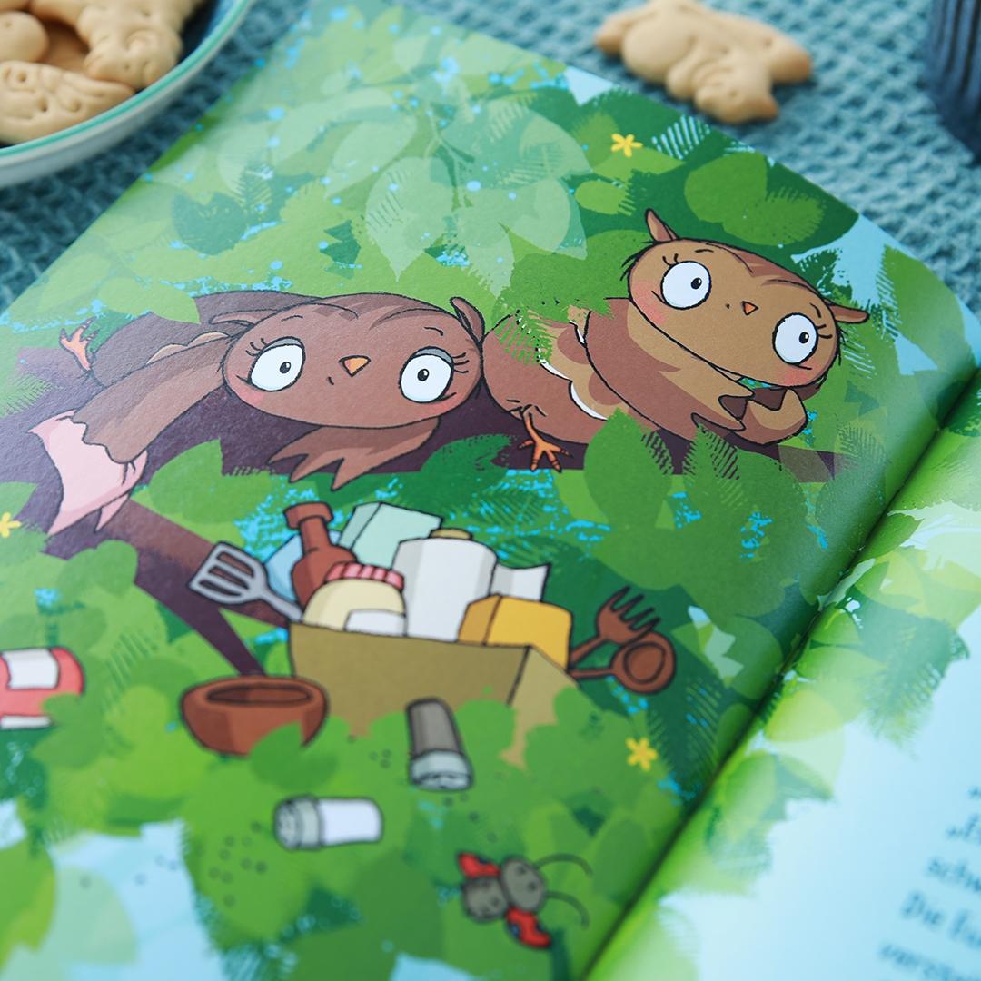 Beispielinhalt (Bild) Die kleine Eule zieht um