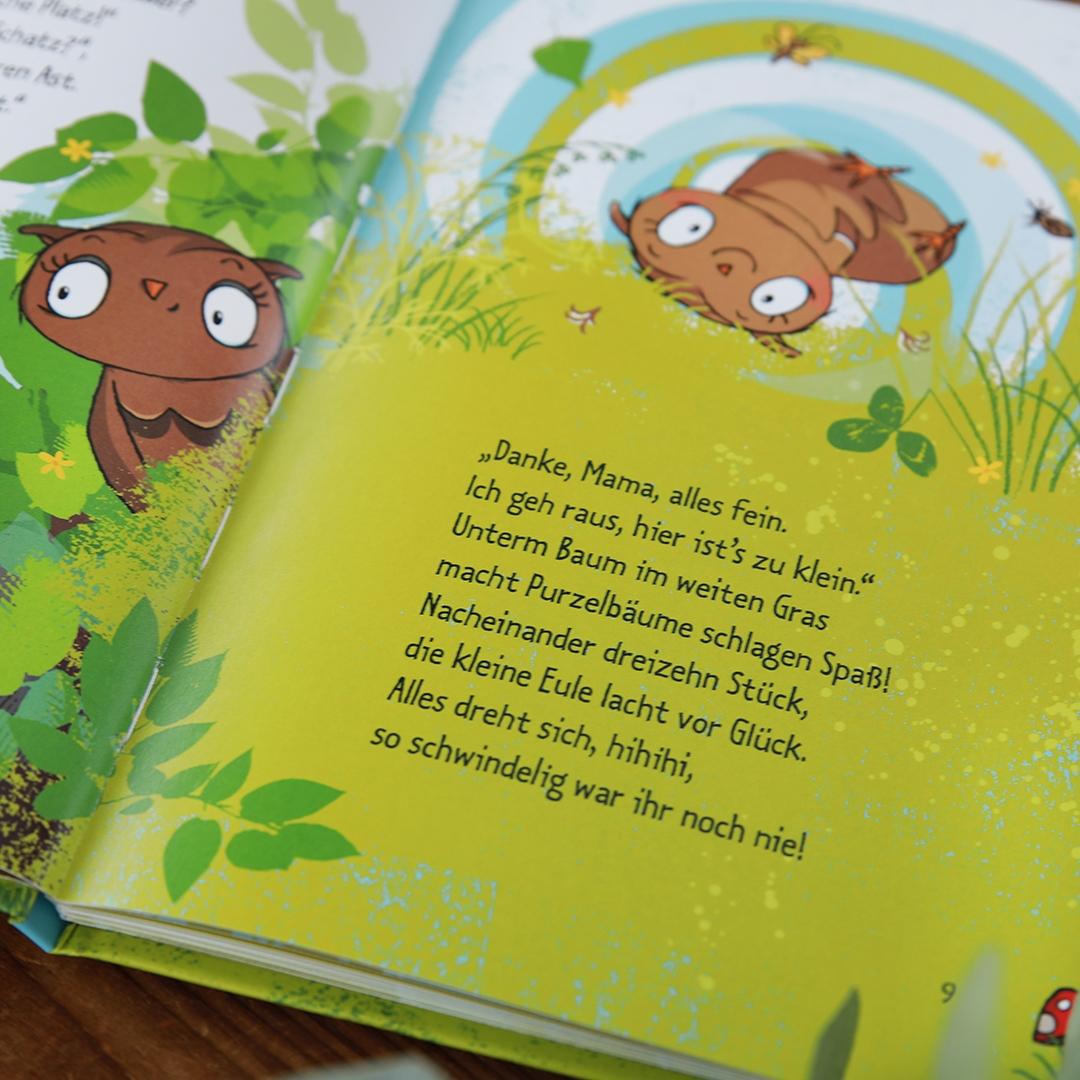Beispielinhalt (Bild) Die kleine Eule zieht um