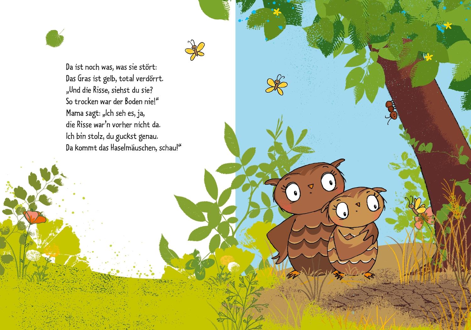 Beispielinhalt (Bild) Die kleine Eule zieht um