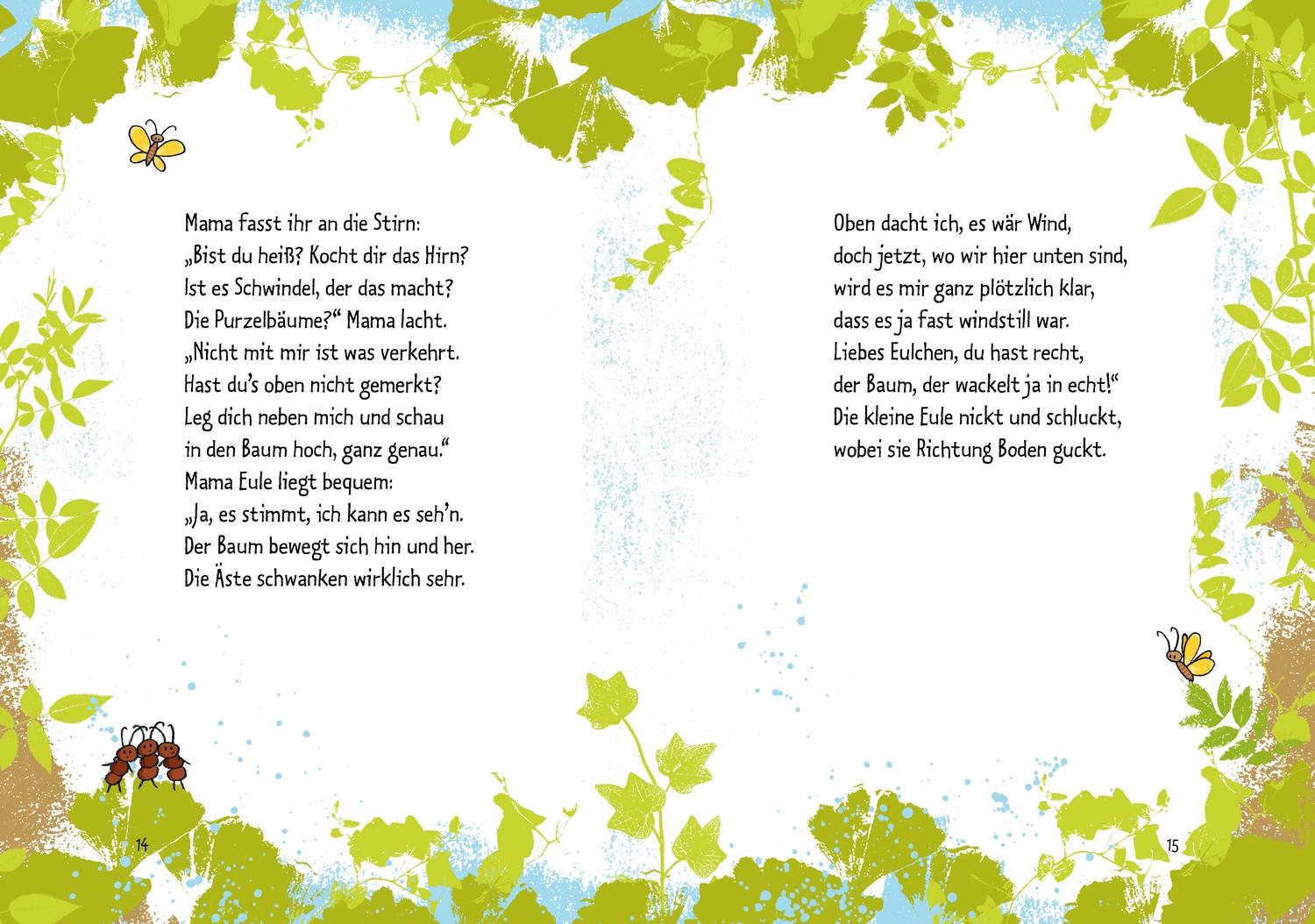 Beispielinhalt (Bild) Die kleine Eule zieht um