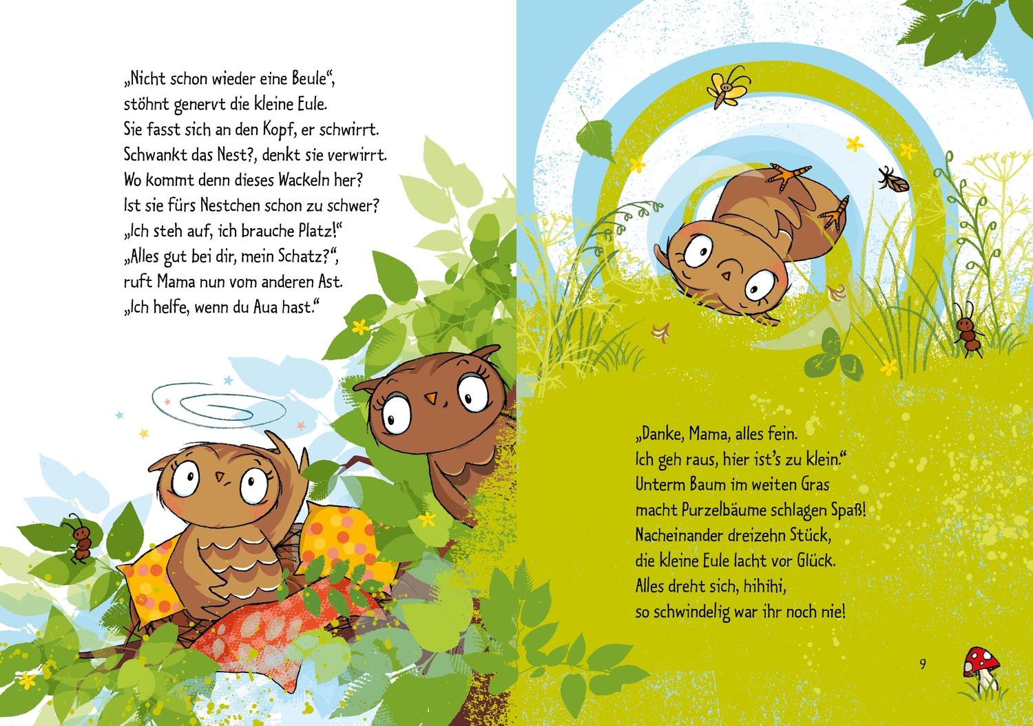 Beispielinhalt (Bild) Die kleine Eule zieht um