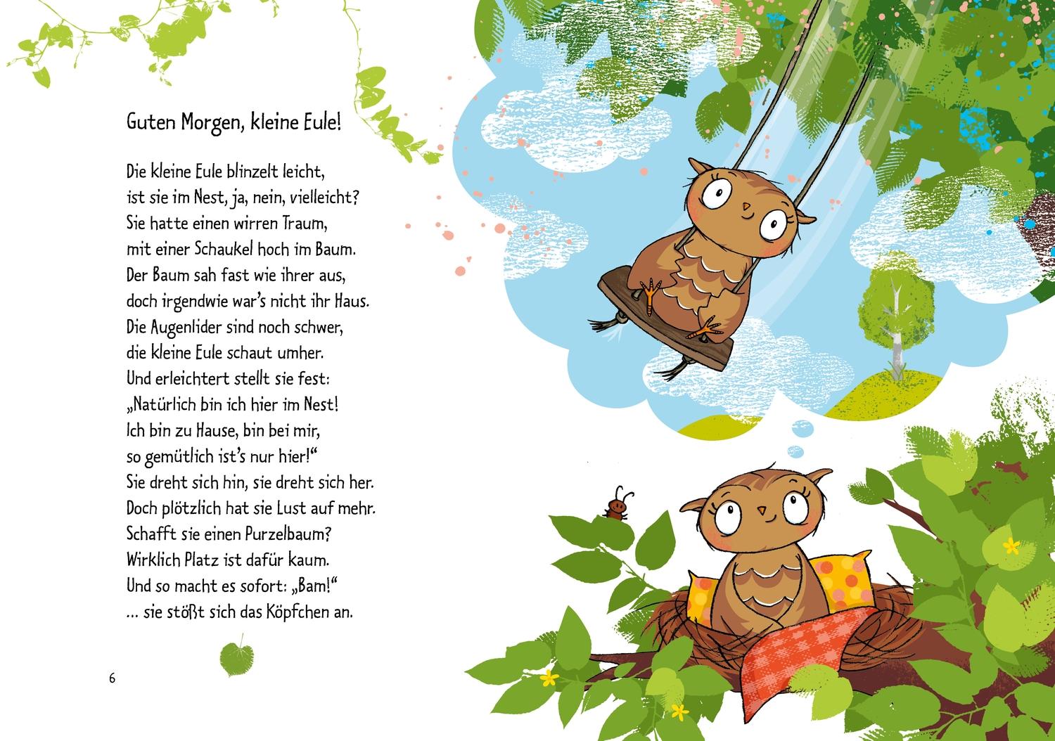 Beispielinhalt (Bild) Die kleine Eule zieht um