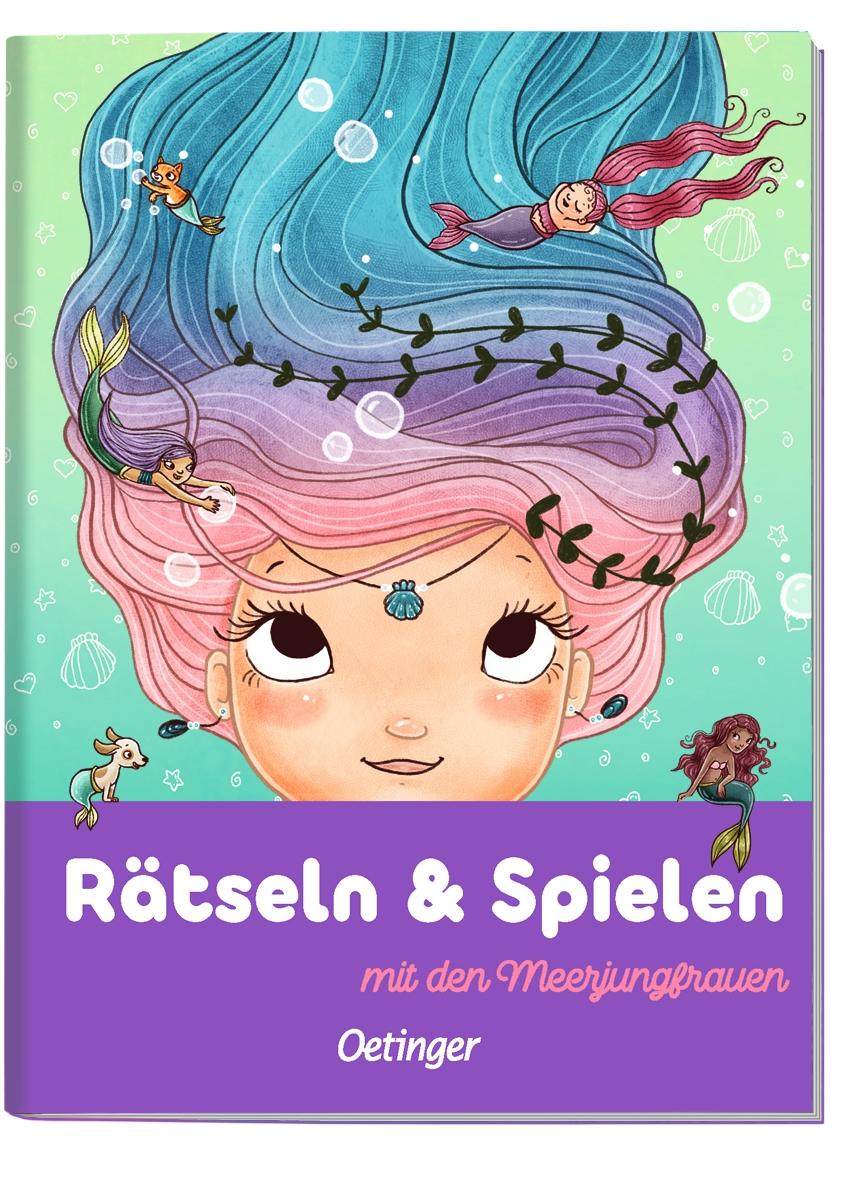 Beispielinhalt (Bild) Meerjungfrauen. Puzzle im Buch. 100 Teile