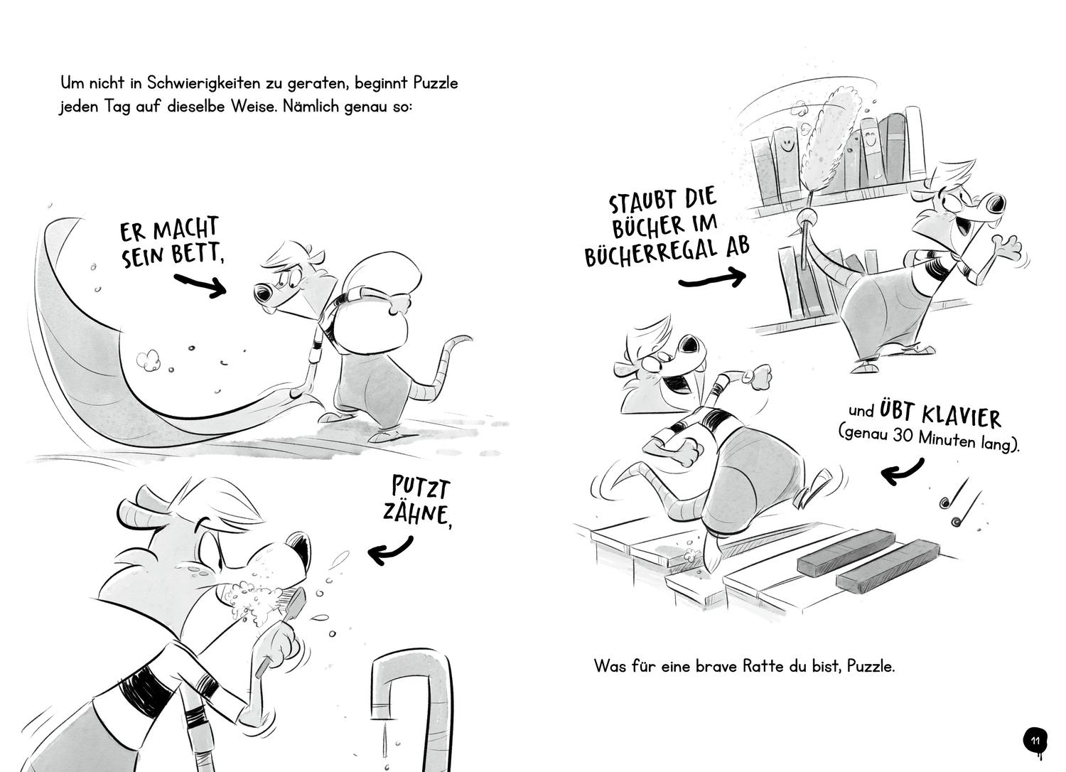 Beispielinhalt (Bild) Die Rattenbande 2. Unfug um Mitternacht