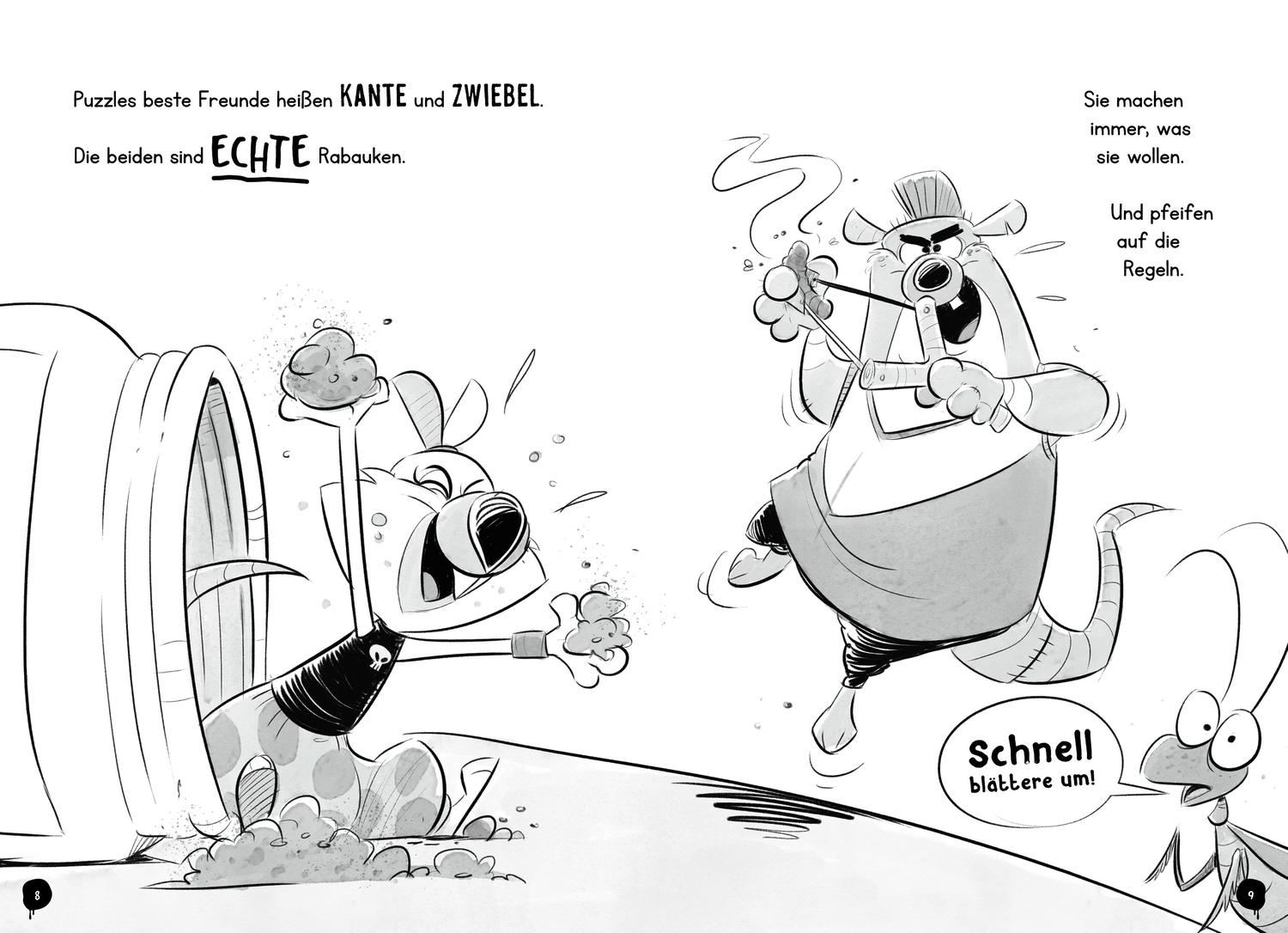 Beispielinhalt (Bild) Die Rattenbande 2. Unfug um Mitternacht