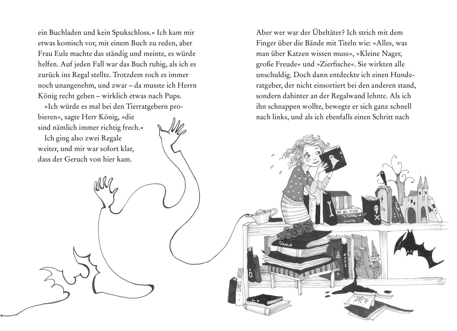 Beispielinhalt (Bild) Der zauberhafte Wunschbuchladen 4. Die wilden Vier