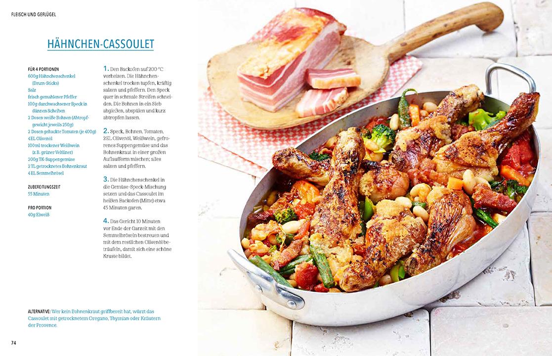 Beispielinhalt (Bild) Proteinreiche Power-Küche