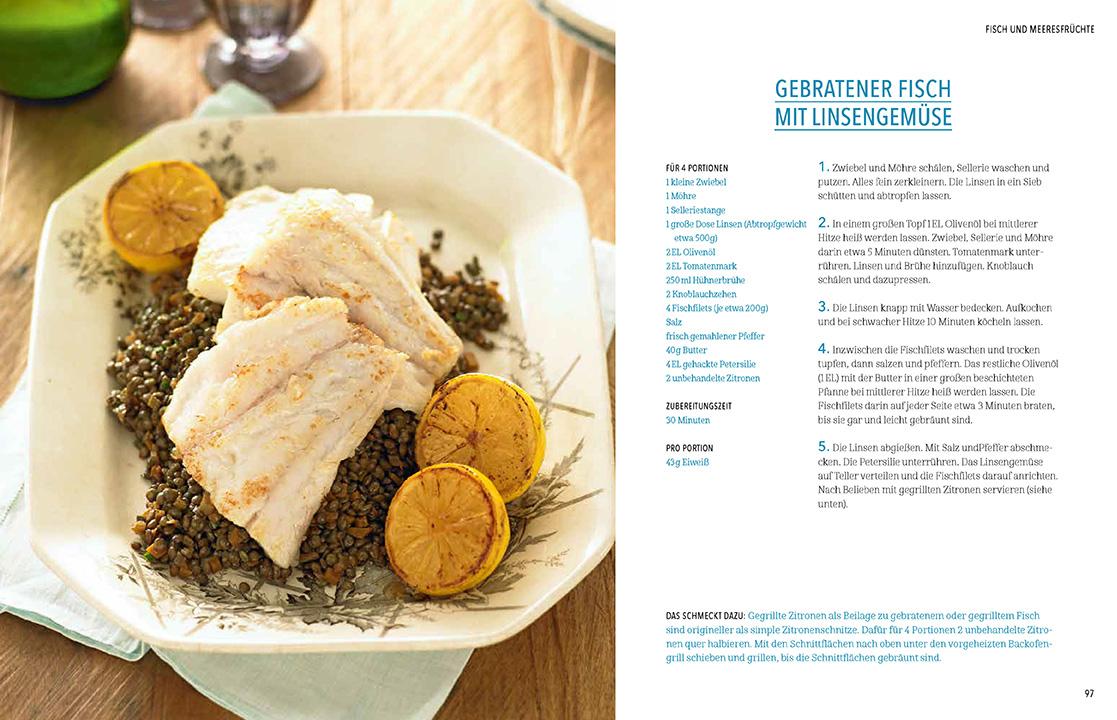 Beispielinhalt (Bild) Proteinreiche Power-Küche