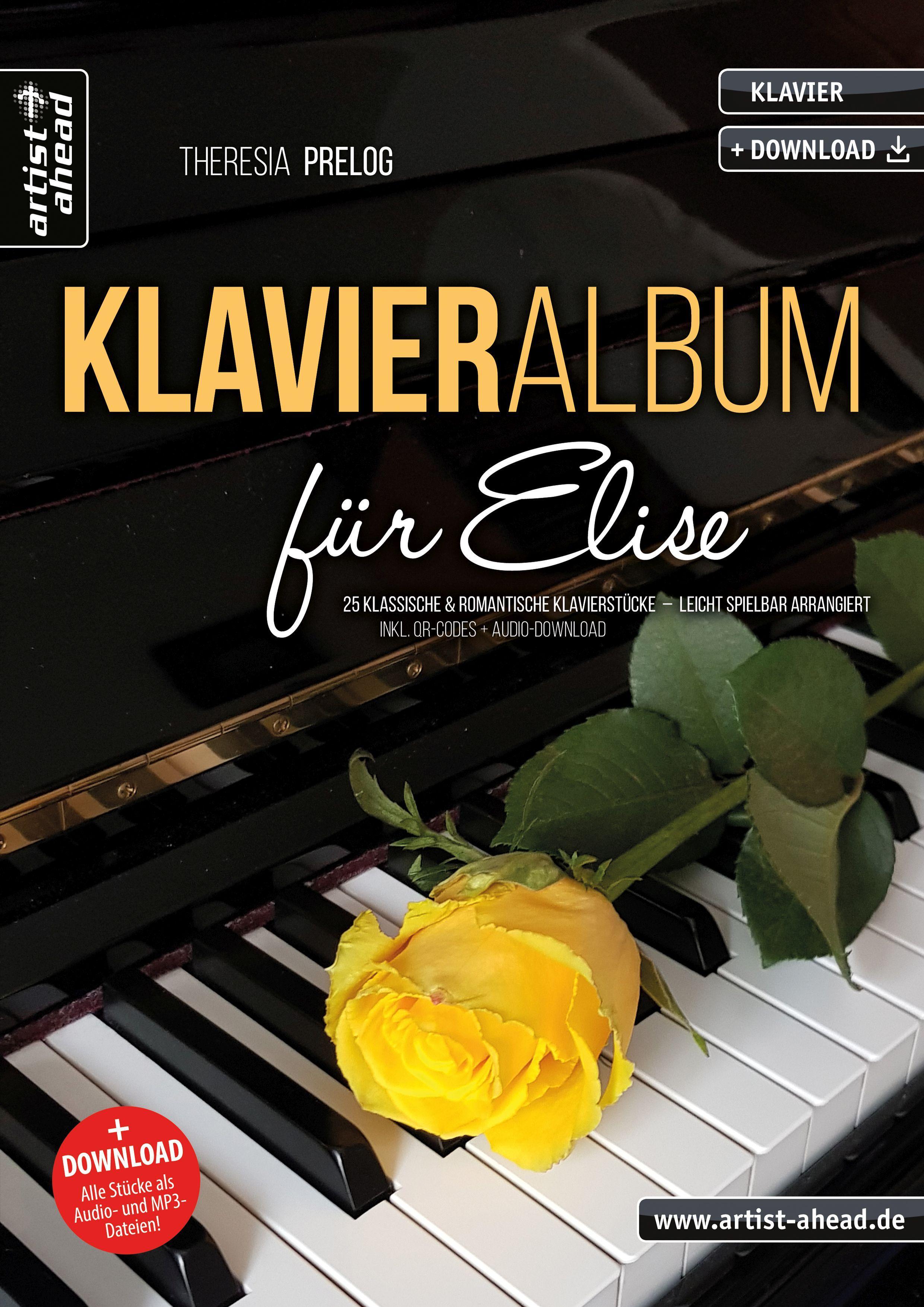 Vorderes Coverbild Klavieralbum für Elise