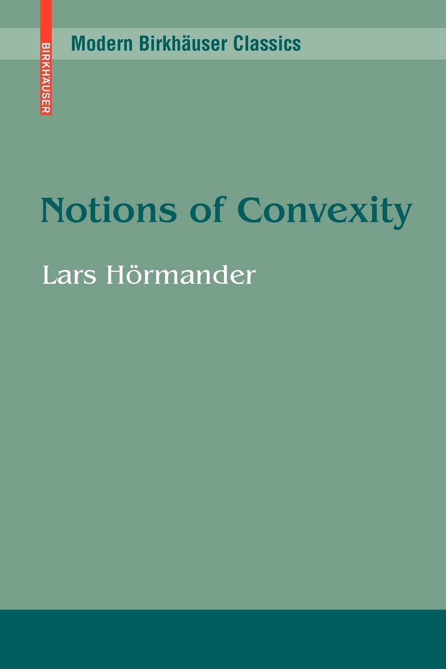 Vorderes Coverbild Notions of Convexity