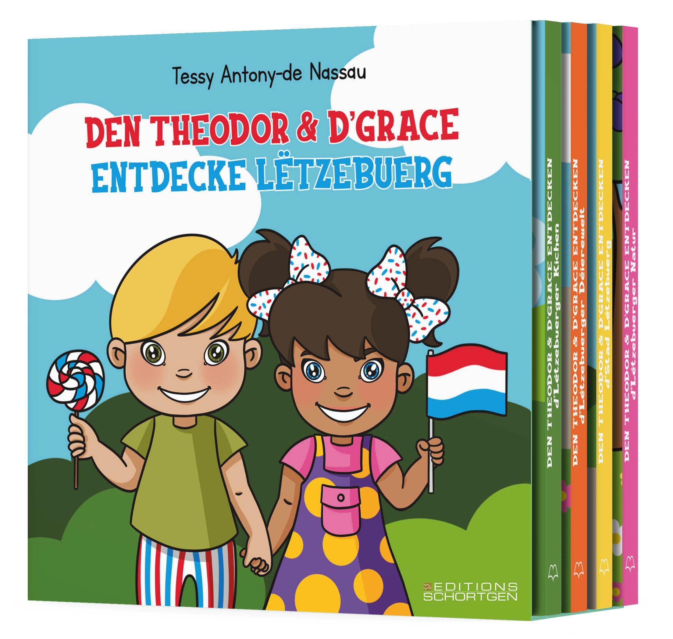 Vorderes Coverbild Den Theodor & d'Grace entdecke Lëtzebuerg