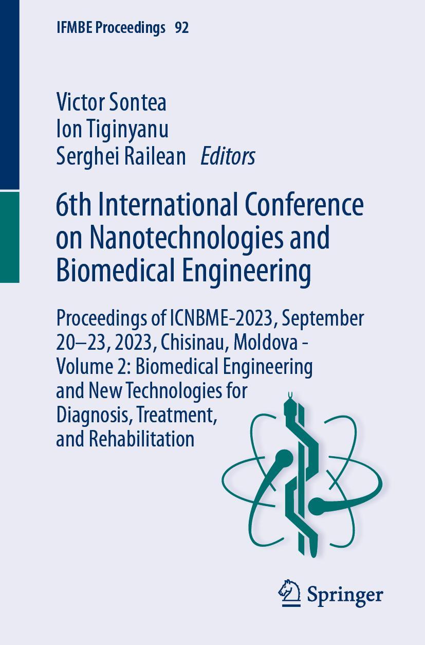 Vorderes Coverbild 6th International Conference on Nanotechnologies and Biomedical Engineering