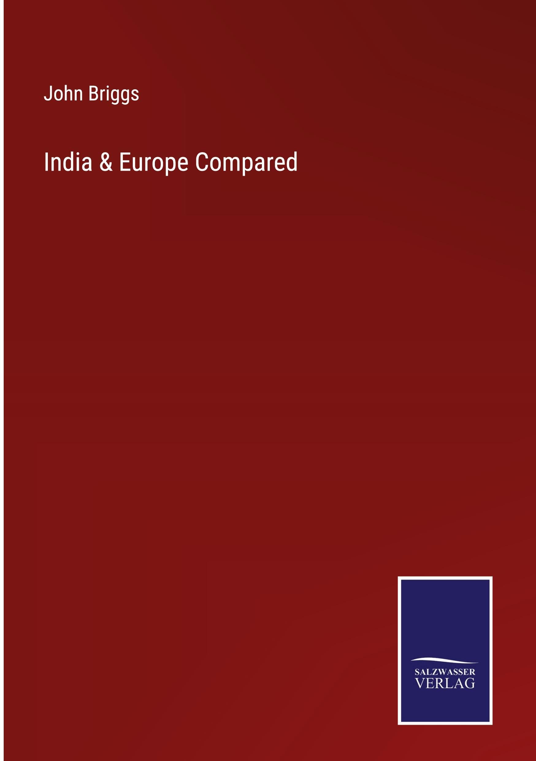 Vorderes Coverbild India & Europe Compared