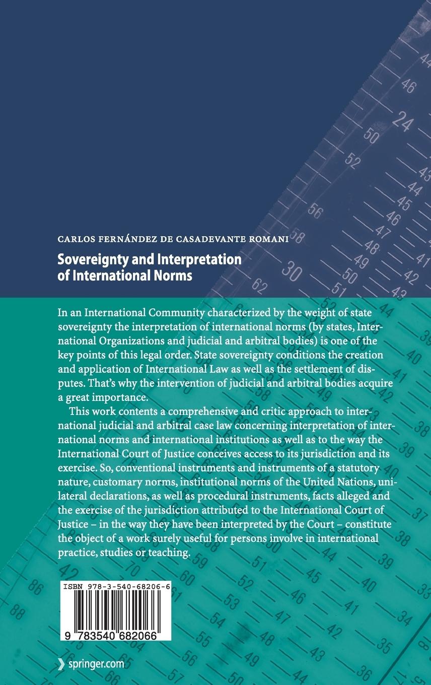 Rückseitencover Sovereignty and Interpretation of International Norms
