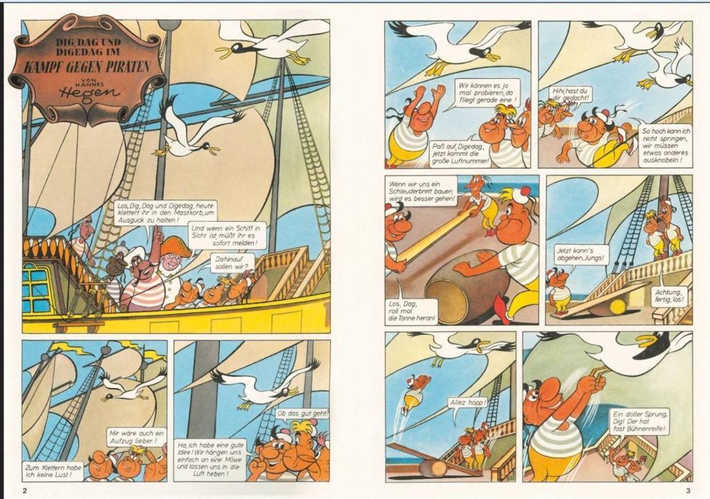 Beispielinhalt (Bild) Mosaik. Die Digedags. Hefte 1-12