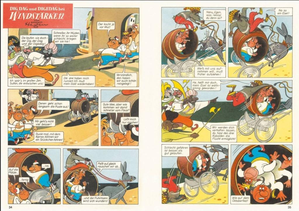 Beispielinhalt (Bild) Mosaik. Die Digedags. Hefte 1-12