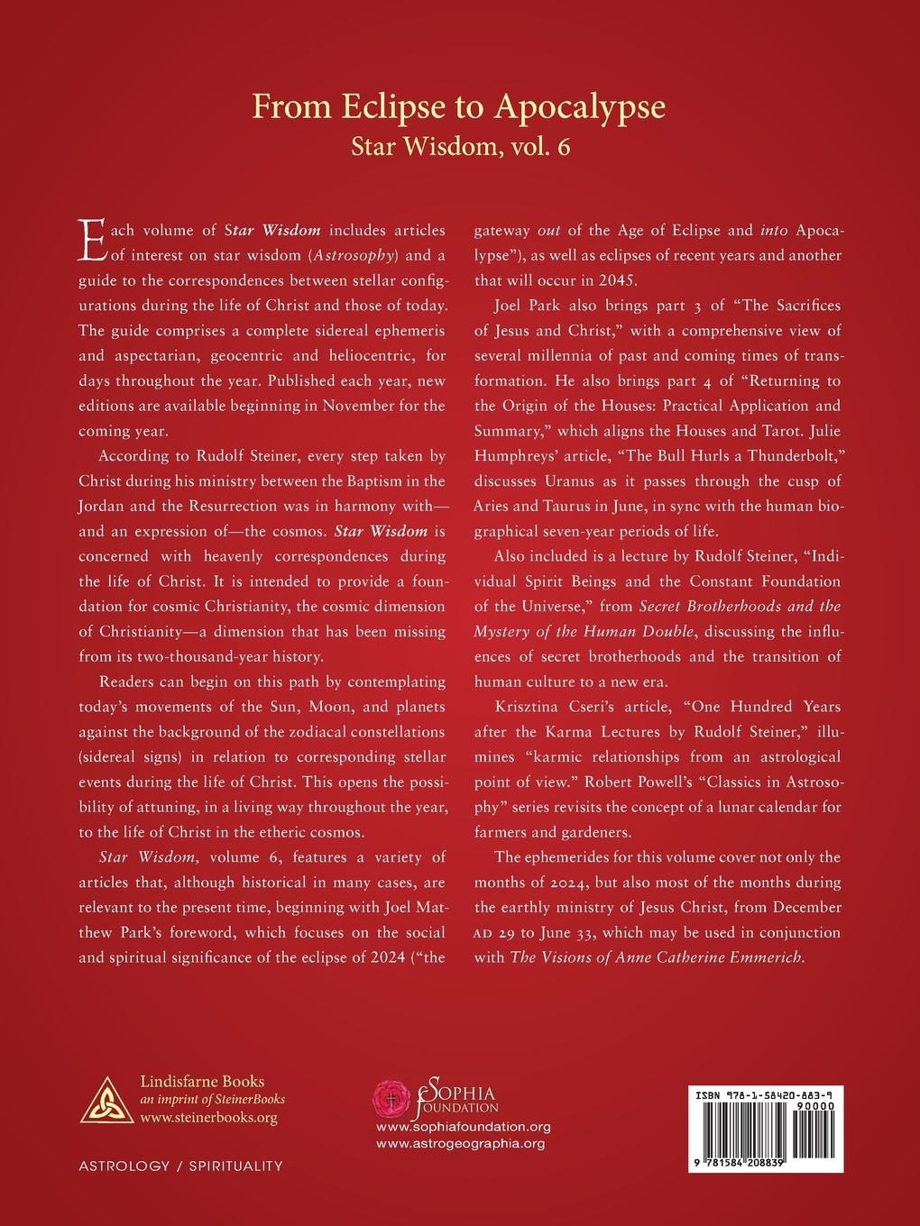 Rückseitencover From Eclipse to Apocalypse