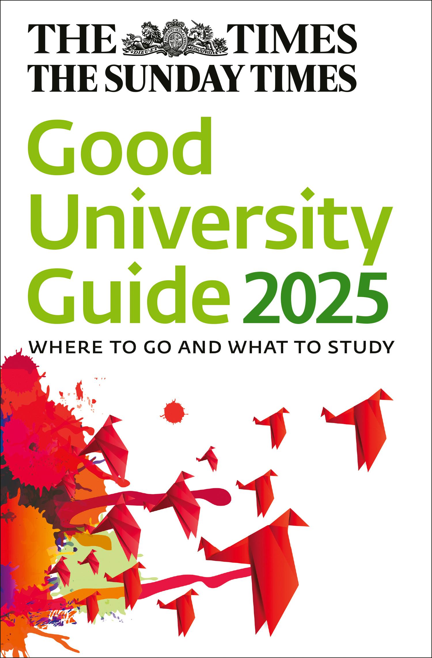 Vorderes Coverbild The Times Good University Guide 2025
